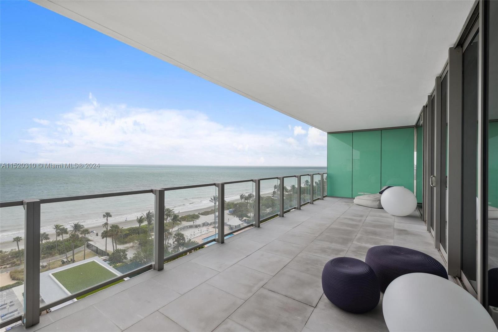 Welcome to this outstanding waterfront design by renowned architect Ramon Alonso at Oceana the most exclusive building in Key Biscayne. A private elevator leads you into this spectacular 4B + Maid’s quarters and 5.5Bath unit. Its Floor-to-ceiling windows and expansive terraces, facing east and west, allow you to enjoy the most spectacular sunrises and sunsets. No detail has been spared in this flow-through floorplan with high end appliances, remote shades and black outs, laundry room and the highest quality materials. The fourth bedroom with its pivoting walls can also be used as an open Tv room. 500 foot private beach, heated pool, restaurant, gym, spa, yoga studio & lap pool, tennis, putting green, beach volleyball , party room, kid’s room, media room and personalized concierge services.