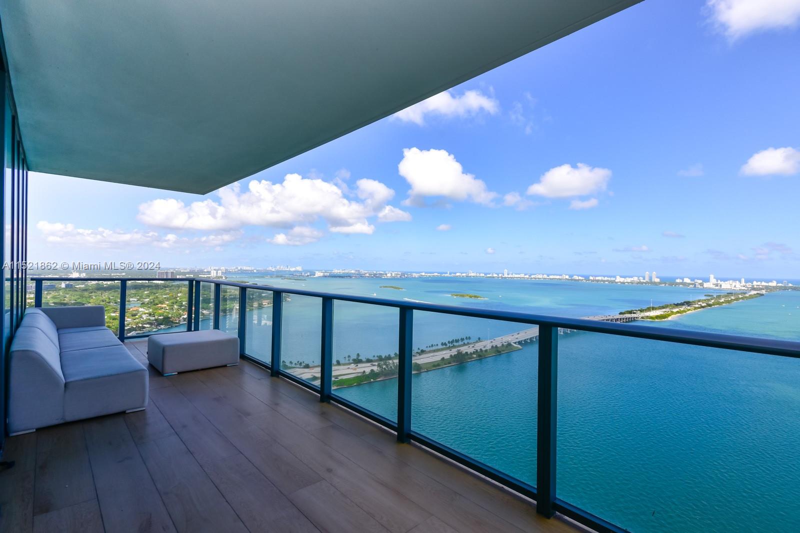 Spectacular corner unit at One Paraiso with unobstructed views of Biscayne Bay. This 3 bedroom, 3.5 bathroom with 4 parking spaces, one storage, features a private foyer with private elevator access. Sub-zero and wolf appliances, European cabinetry, two private balconies with floor to ceiling windows. One Paraiso amenities include: Award winning Amara restaurant on-site, state of the art gym, pool, tennis courts, steam and sauna, children’s playroom, theater room, concierge, and valet. One Paraiso is located at Edgewater, minutes away from Miami Beach, Midtown, and Miami Design District.