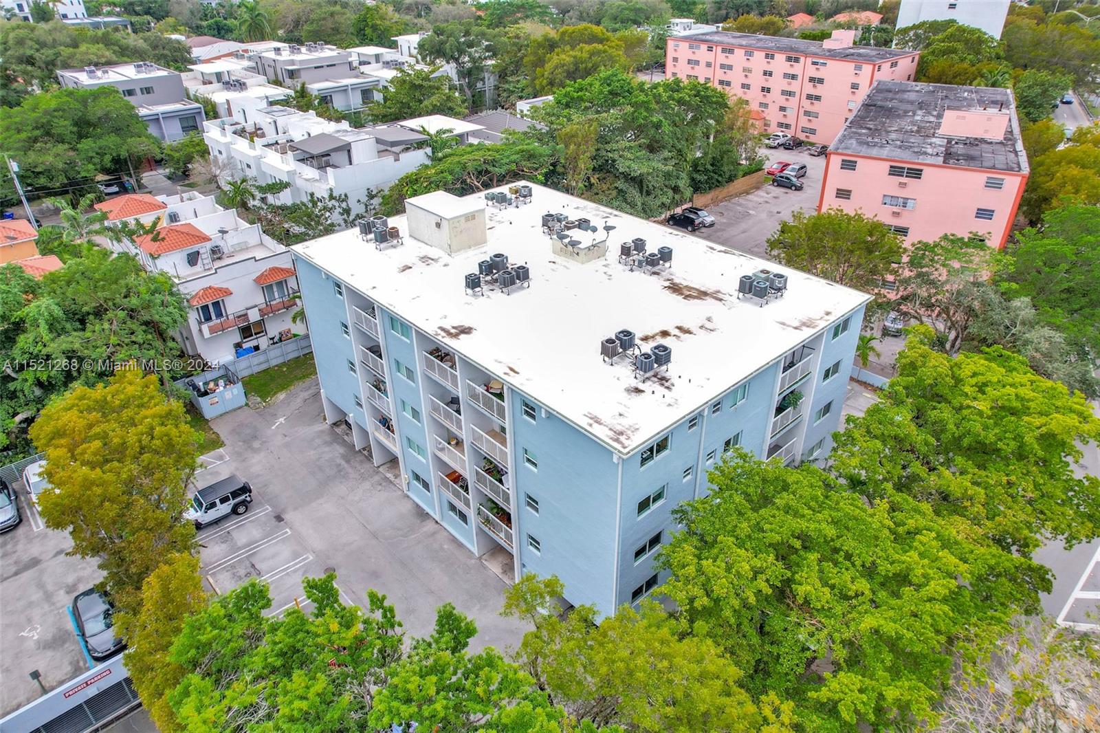 Enjoy comfortable living in this well-maintained condo in Coconut Grove, Miami. With a modern design, the condo offers a practical layout, a functional kitchen, 2 bed 1 bath, and a spacious balcony and living areas. Laundry facilities located in the building, gated entry, assigned parking directly under the unit in covered garage, and elevator.  Enjoy convenient access to Coconut Grove, downtown Miami, highways and more. Walking distance to train station. Your ideal Miami condo is ready for you!