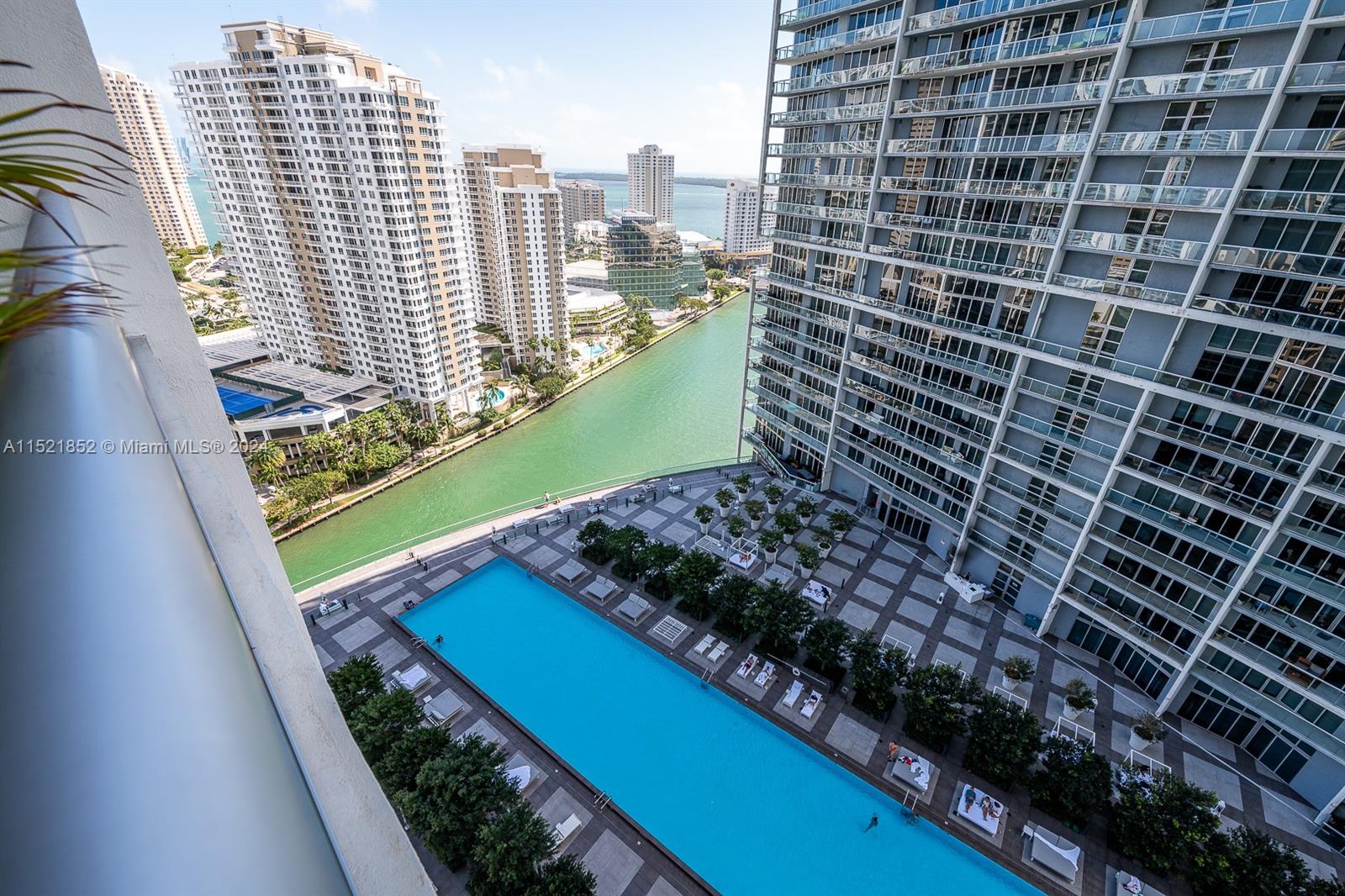 Stunning 2 bed, 2 bath condo nestled on the 25th floor of the prestigious Icon building in the heart of Brickell. This exquisite residence offers a lifestyle of luxury and sophistication with unparalleled water views that will take your breath away. Floor-to-ceiling windows bathe the living spaces in natural light, creating an airy, inviting ambiance. The open kitchen, adorned with high-end appliances, seamlessly connects to the living and dining areas, perfect for entertaining. Master suite offers a serene retreat with a spa-like ensuite. The second bedroom is generously sized with beautiful balcony views. Icon amenities include a fitness center, spa, and a stunning pool. 24-hour concierge ensures security and convenience. Surrounded by the finest dining, shopping, and entertainment.