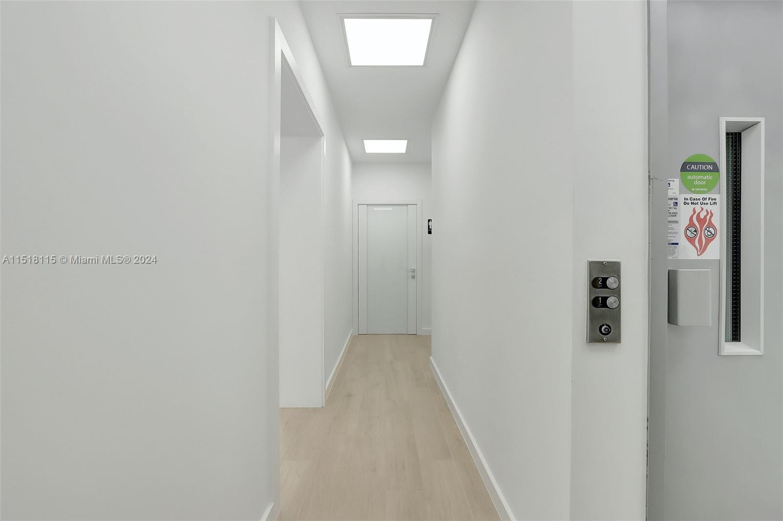 Hallway to office