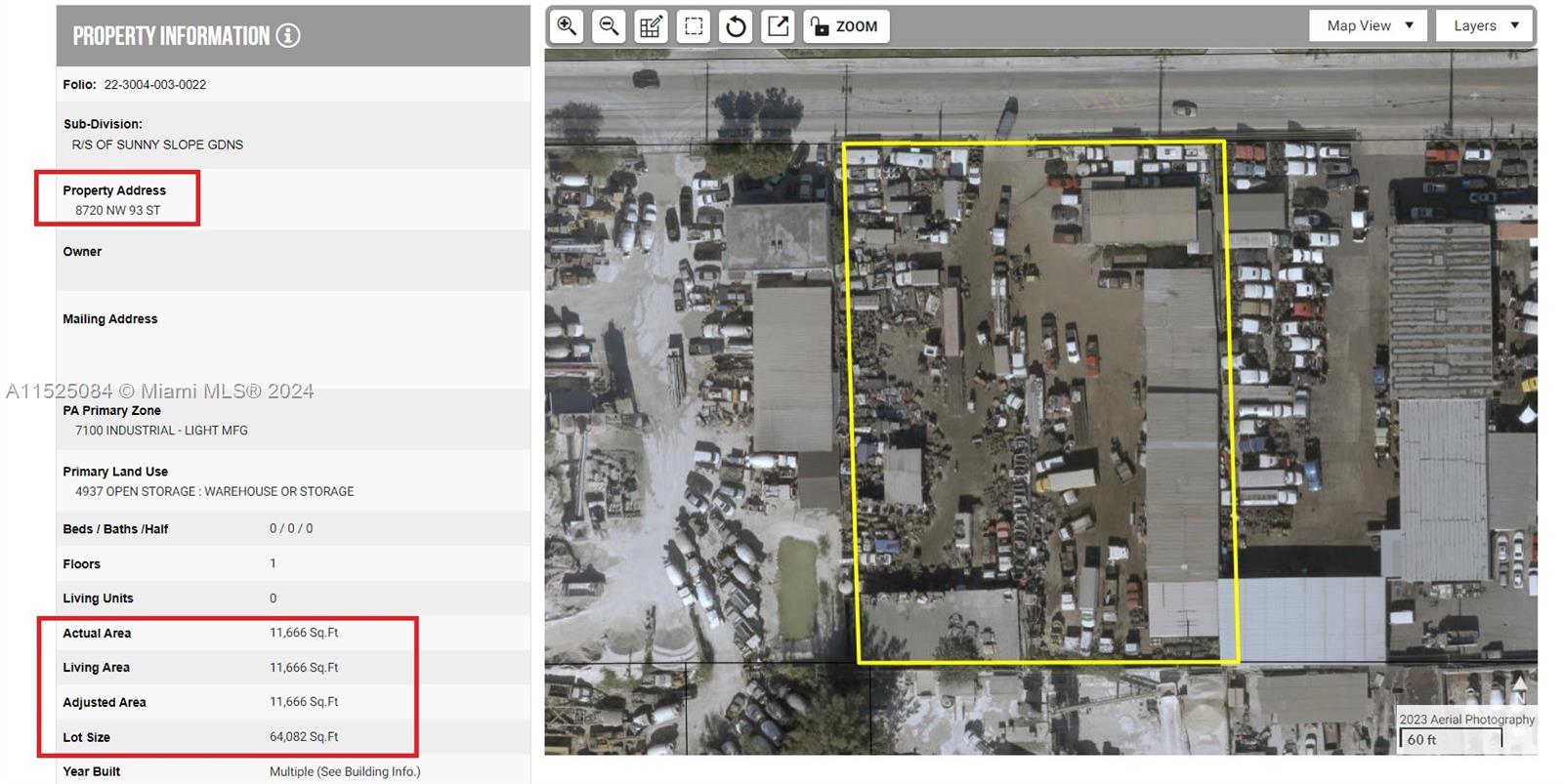 8720 NW 93rd St, Medley, Florida 33178, ,Commercialsale,For Sale,8720 NW 93rd St,A11525084