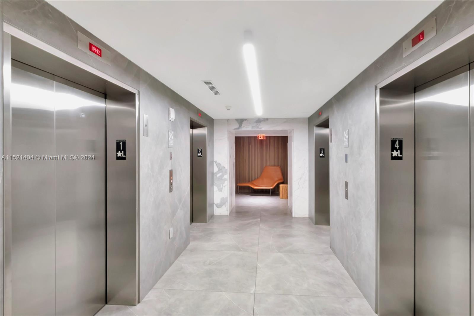 Elevators (x4) area