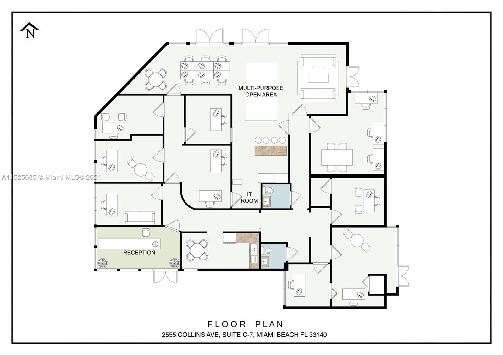 2555 Collins Ave C-7, Miami Beach, Florida 33140, ,Commercialsale,For Sale,2555 Collins Ave C-7,A11525685