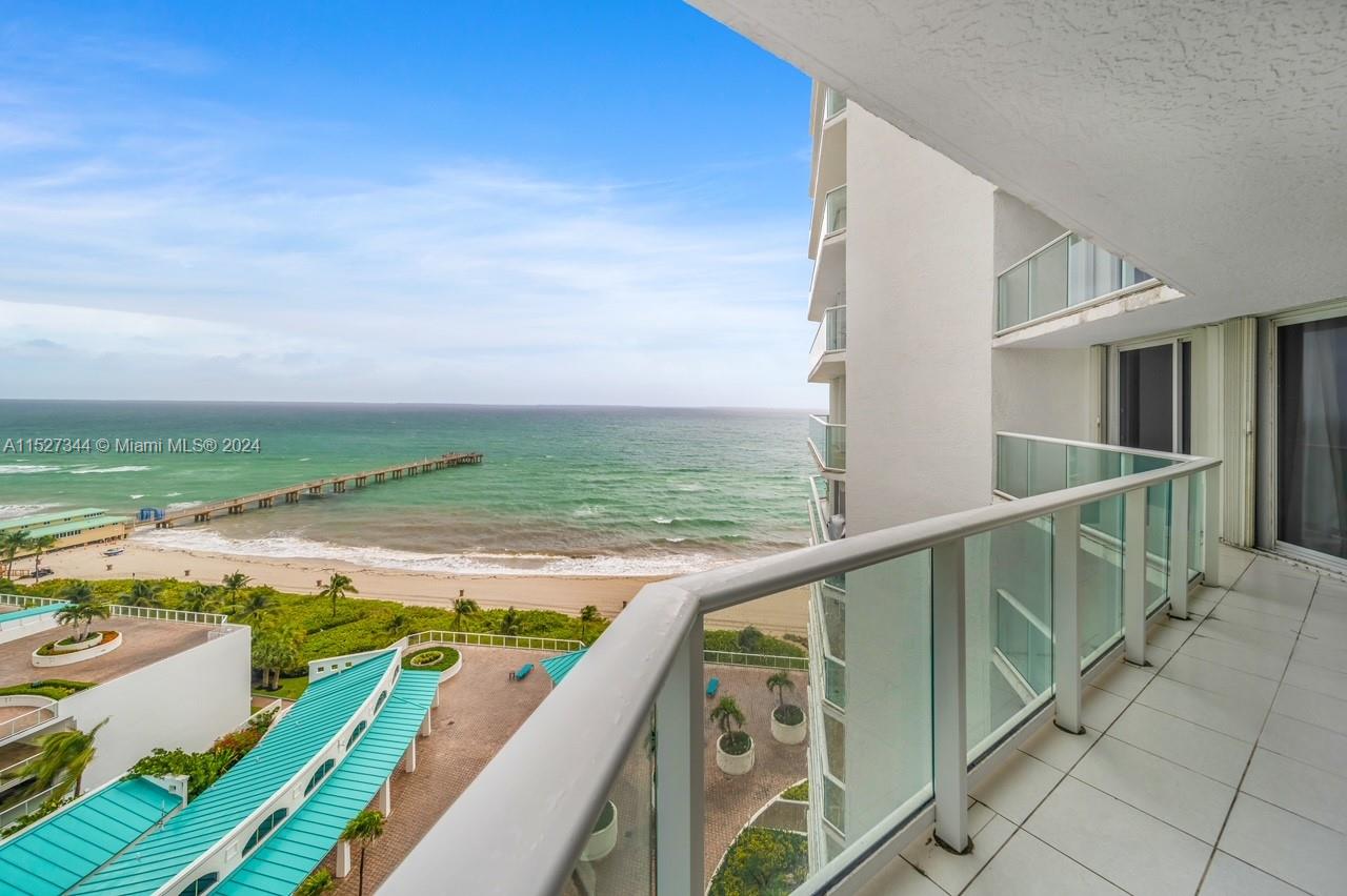 Beautiful 2-bedroom and 2-bathroom condo with direct beach access. Floor to ceiling windows provide amazing views on the ocean, beach and pier. Marble floor, walking closets, washer and drier. Have fun in a full-service luxury spa, pool, fitness center, beachfront cabanas, award-winning on-site dining and more. Great Sunny Isles School. The unit is empty.