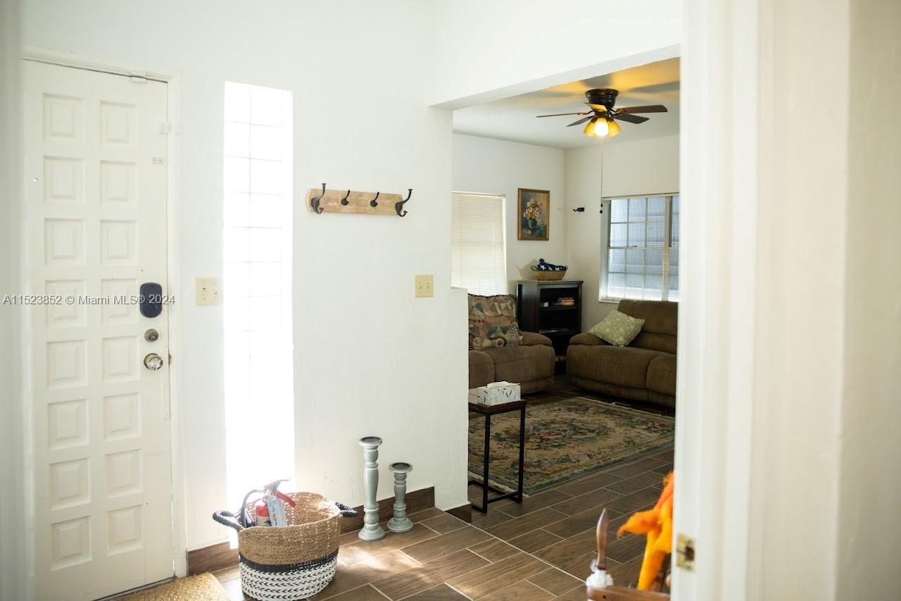 Welcoming foyer entrance
