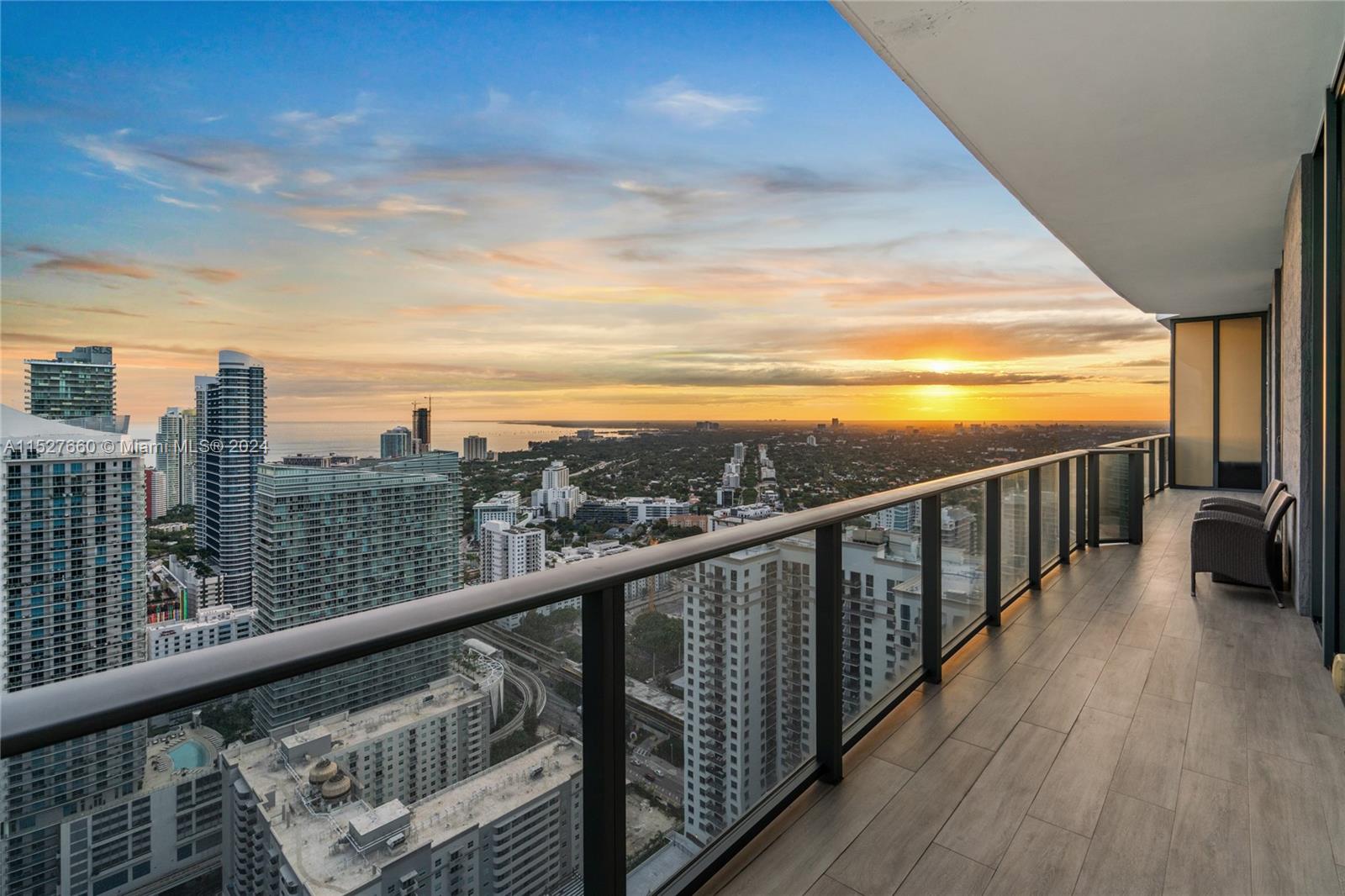This Lower Penthouse at Brickell Heights East Tower is an exquisite residence, featuring 3 bedrooms and a convertible den, 4 full bathrooms, and breathtaking views of Biscayne Bay and the Miami skyline. The floor-to-ceiling windows allow for abundant natural light and showcase the expansive balcony unit has 12 ft high ceilings throughout. Second bedroom is also an en-suite master bedroom. The residence also includes 32 x 32 porcelain tile, a spacious laundry room, and 3 parking spaces. You'll enjoy the convenience of being within walking distance to Brickell City Center and a variety of top-rated restaurants and shops. Live in luxury and experience the best of Miami's city lifestyle. UNIT COMES WITH 2 ASSIGNED PARKING SPOTS AND 1 VALET.