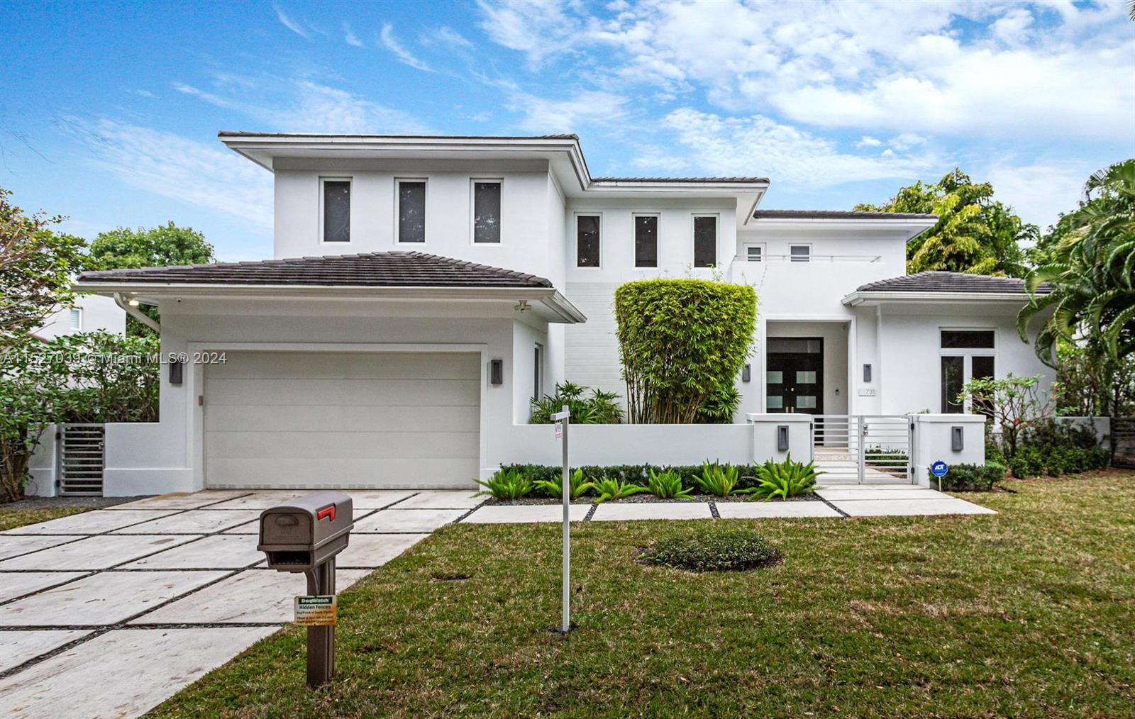 Stunning Coral Gables 2-story dream home built in 2015 boasts five impressive bedrooms, each with its own BA (5/5.5). It has high ceilings and all-impact windows with beautiful tile flooring that exudes elegance and charm. The kitchen features granite counters and top-of-the-line Wolf & Miele appliances. An elevator that effortlessly transports you between floors. The master suite overlooks a huge balcony. The two-car garage provides ample vehicle space, while the generator ensures peace of mind during power outages. This home has it all, combining luxury, functionality, and style in one remarkable package. Don't miss the opportunity to make this Coral Gables gem your forever home. Schedule a showing today and experience the epitome of modern living!