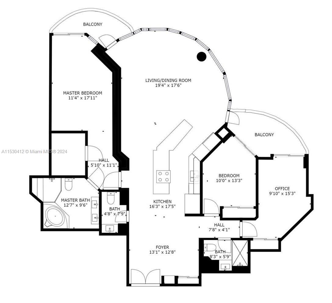 6301 Collins Ave 1103, Miami Beach, Florida 33141, 3 Bedrooms Bedrooms, ,2 BathroomsBathrooms,Residential,For Sale,6301 Collins Ave 1103,A11530412