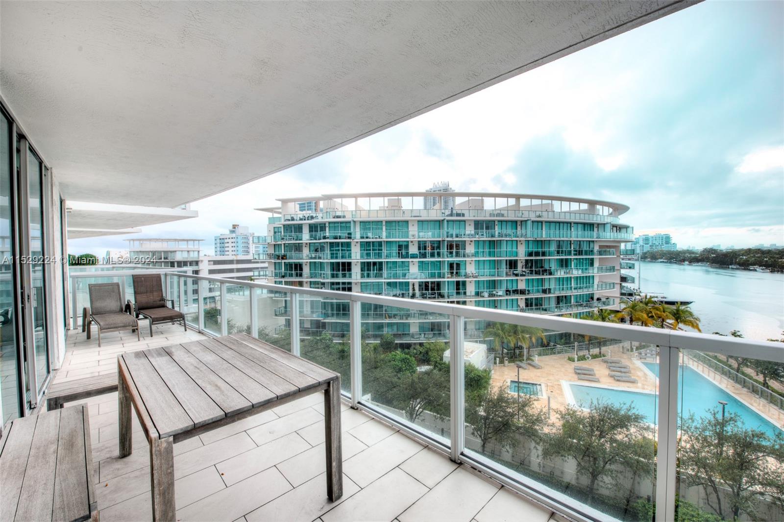 Beautiful 2BR/ 2B overlooking Allison Island and Miami Intercoastal water ways. Unit comes fully furnished. 24HR valet, swimming pool and Exercise room. 2min walk to Miami Beach and an array of International Cuisines. Located just 5min drive from South Beach. Available March 11th