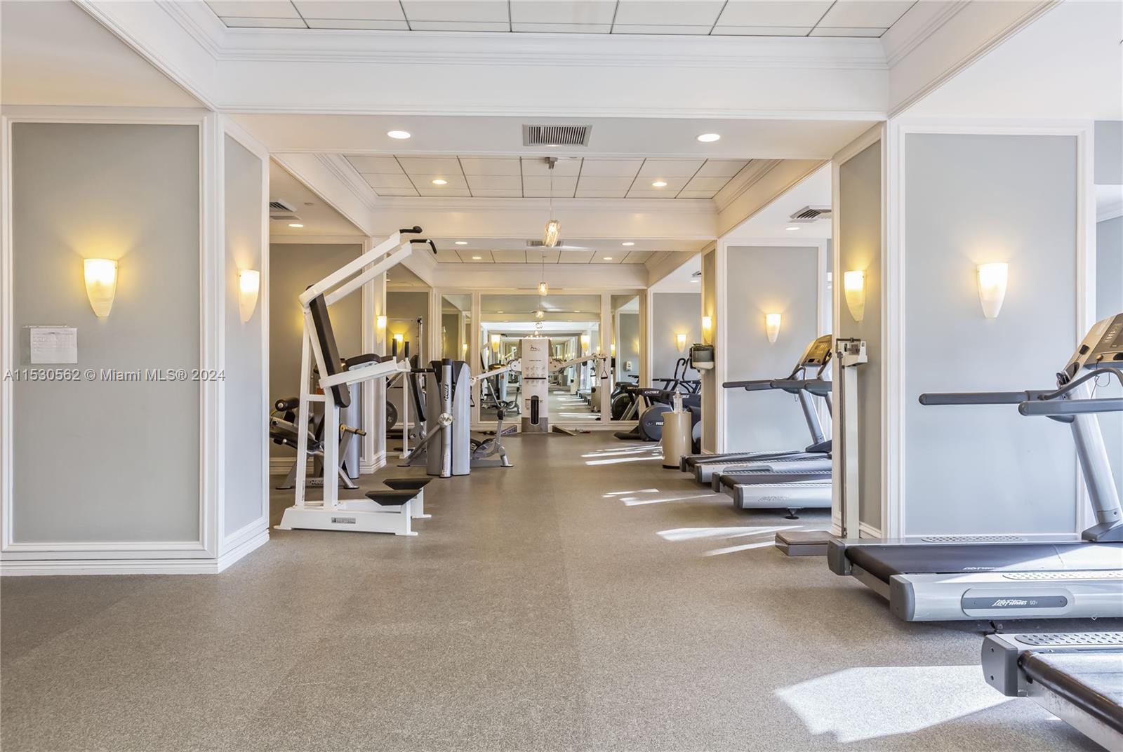 Gym is available