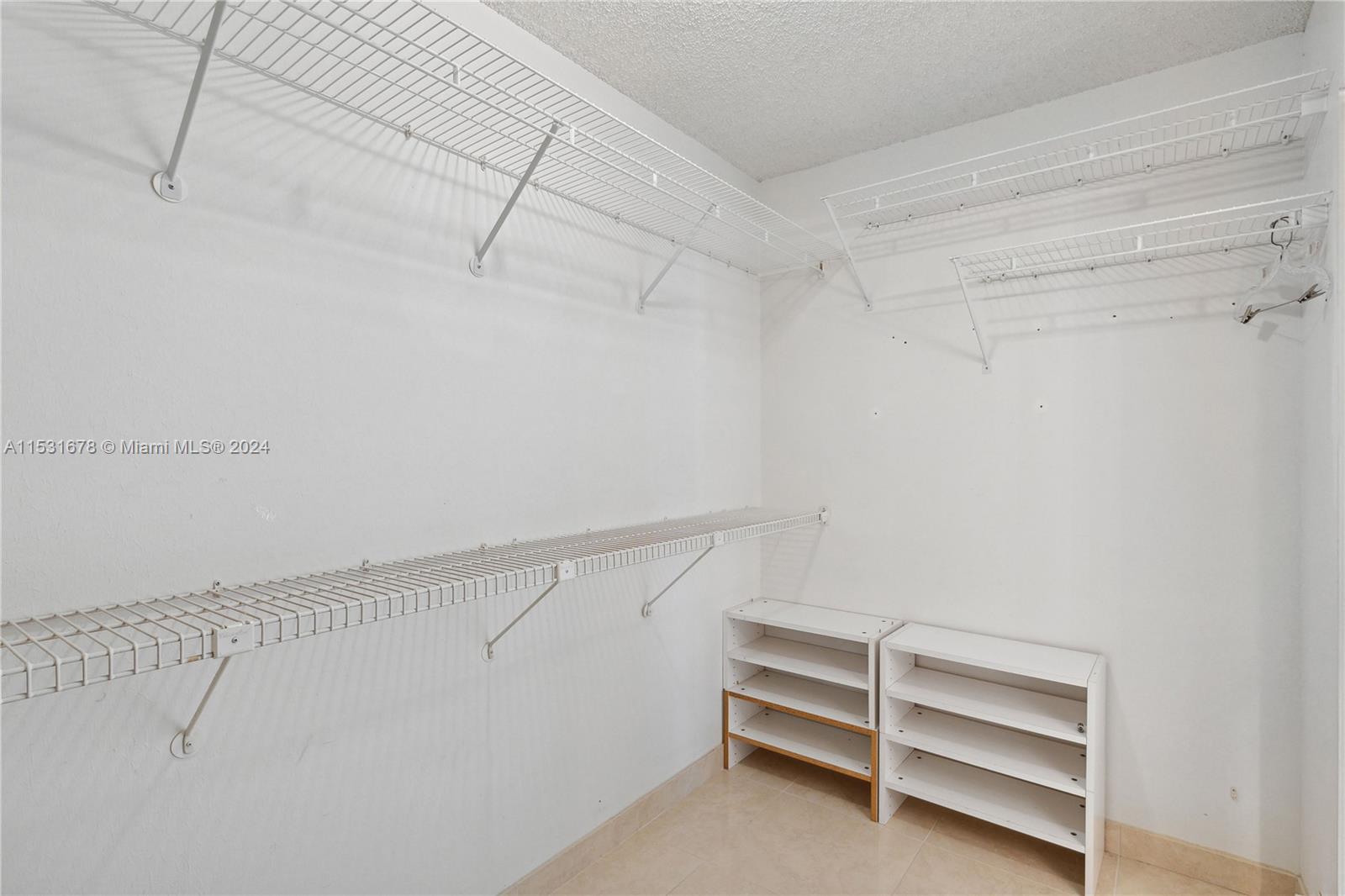 Master walk in closet
