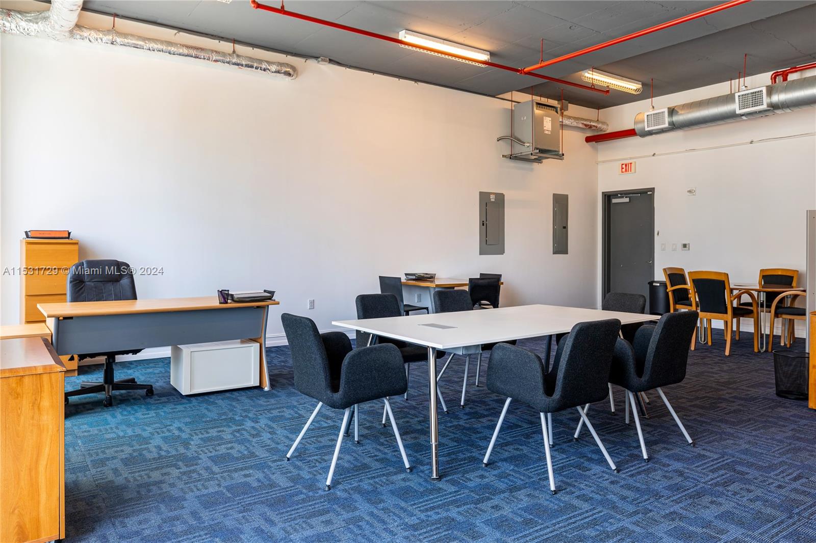 You manage your own A/C and have building access 24/7
