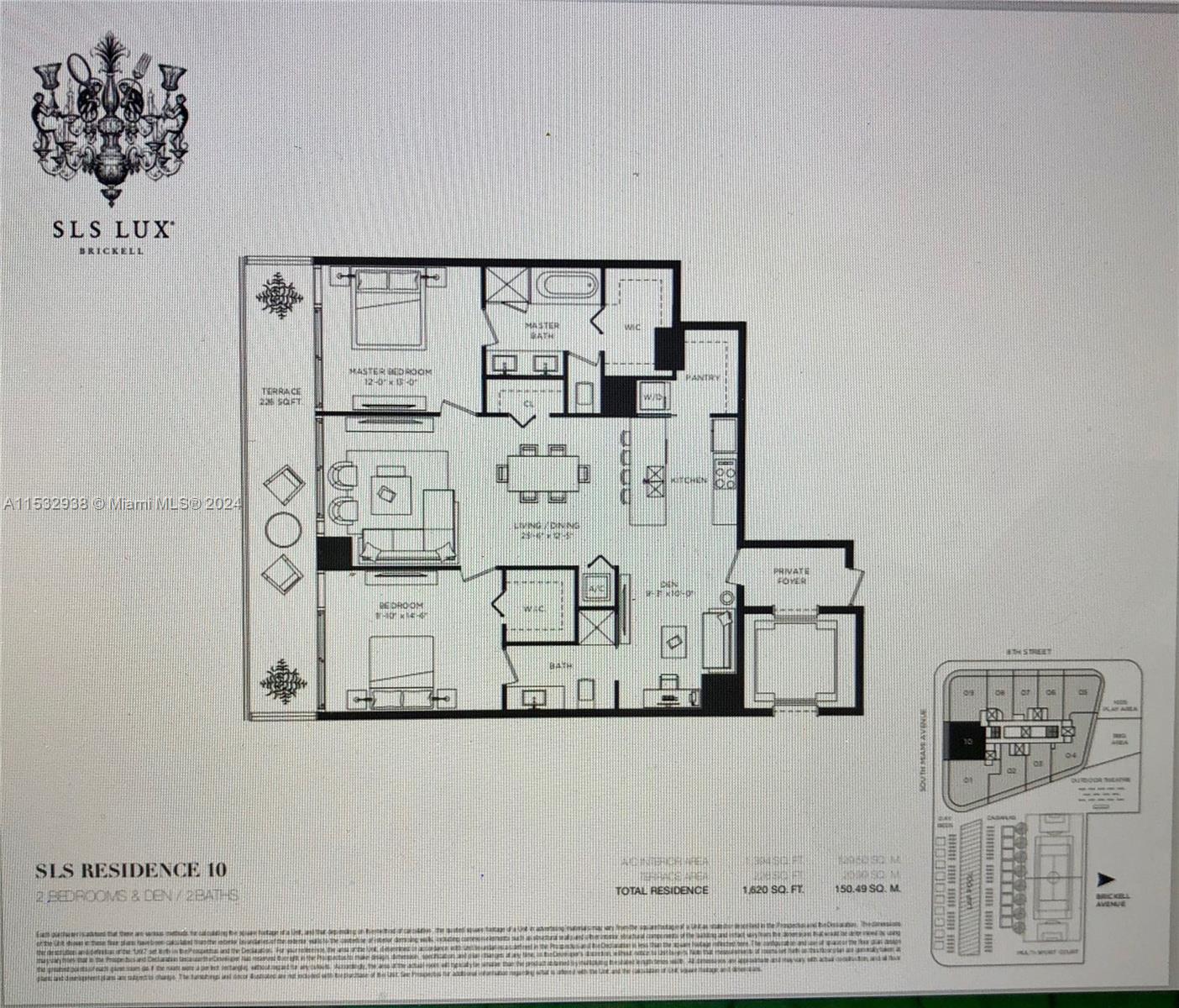 801 S Miami Ave 4010, Miami, Florida 33130, 2 Bedrooms Bedrooms, ,2 BathroomsBathrooms,Residential,For Sale,801 S Miami Ave 4010,A11532938