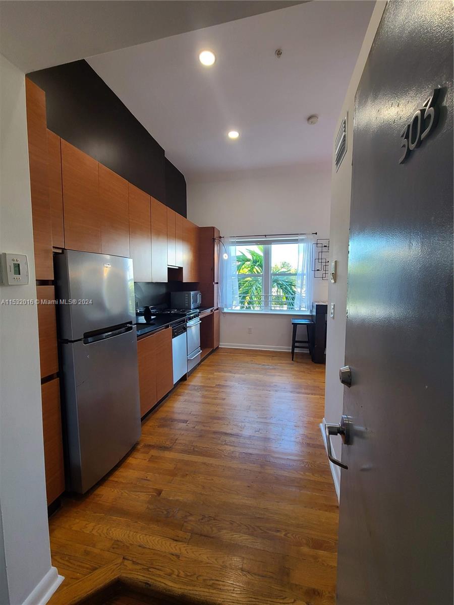 Entrance of unit
