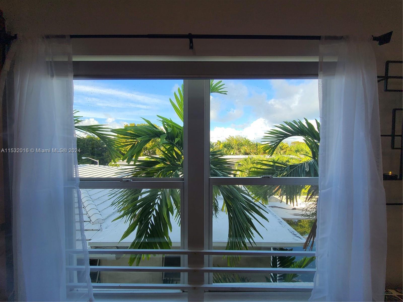 All 3 windows are facing North and completely private