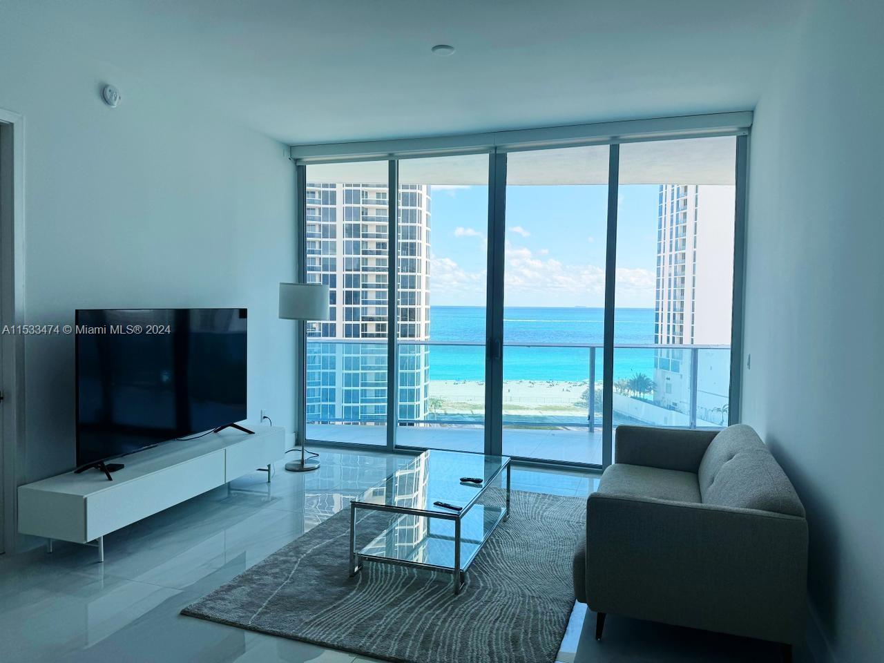 Beautiful brand new apartment 2 beds 2 1/2 baths, new boutique luxury  building located in the heart of Sunny isles beach, fully furnished, amazing amenities, beach club, valet , pool, sauna, 24 hours concierge, 30 days minimum rent available, call listing agent. easy to show