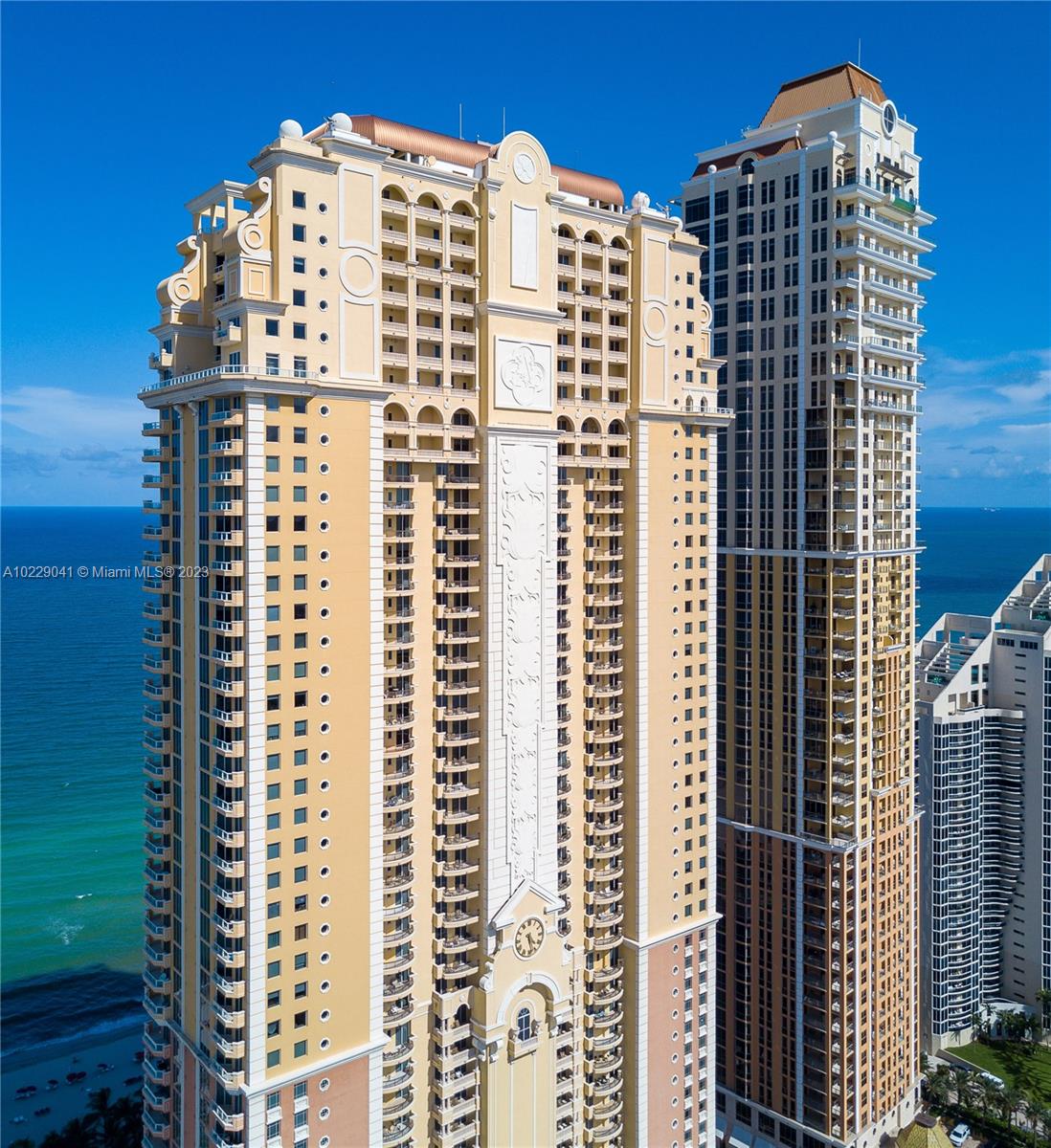 Magnificent, one of a kind unit at ACQUALINA RESORT. This 3 bedroom, 3 bath masterpiece was professionally designed to perfection. Marble floors throughout, Amazing ocean and city views. Fully and tastefully furnished unit. Full service building offers World class Gym; 4 Pools, Concierge, Valet, Spa, Restaurants.