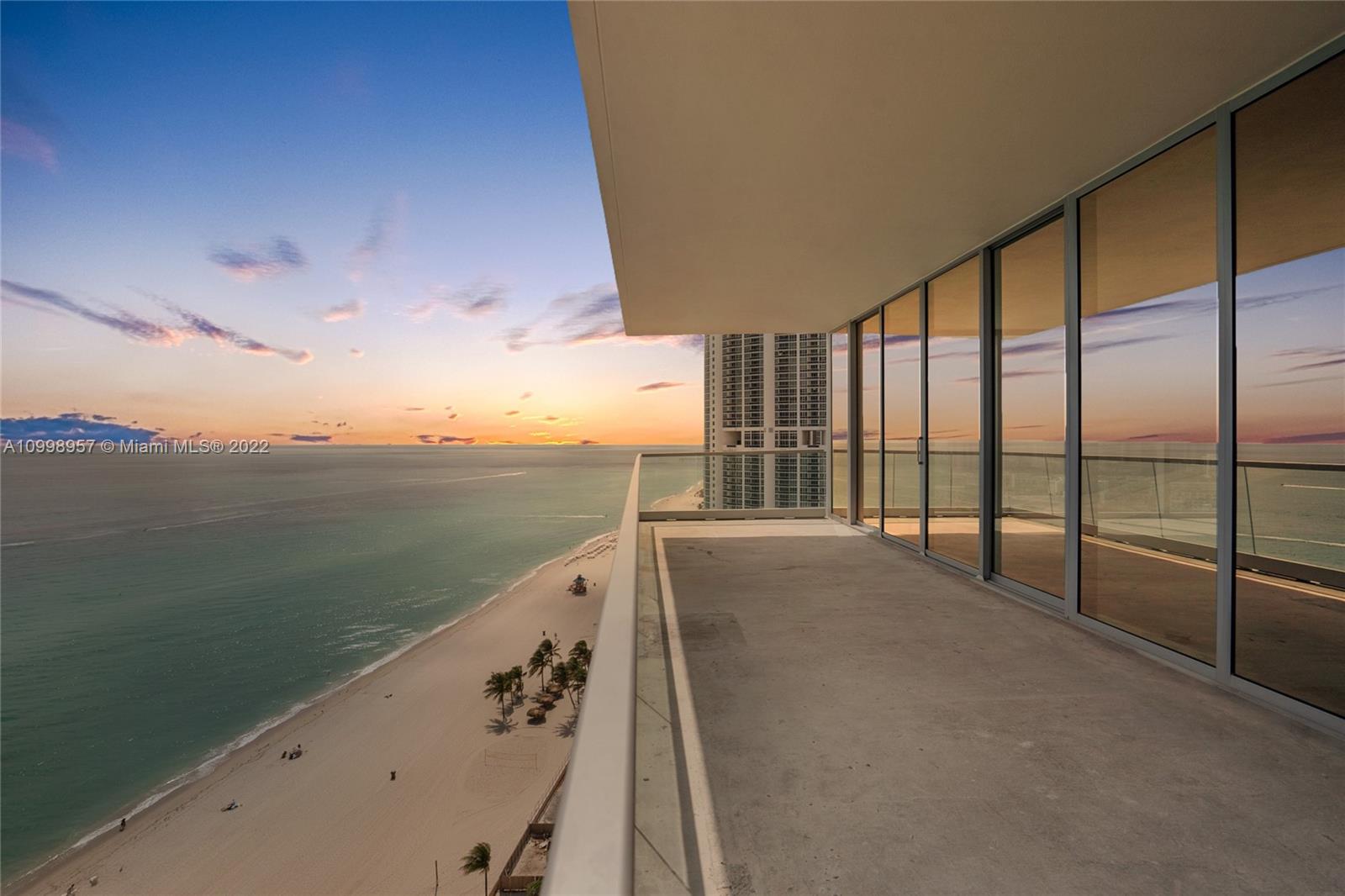 The Sunrises at Sunny Isles Beach from the 18 floor