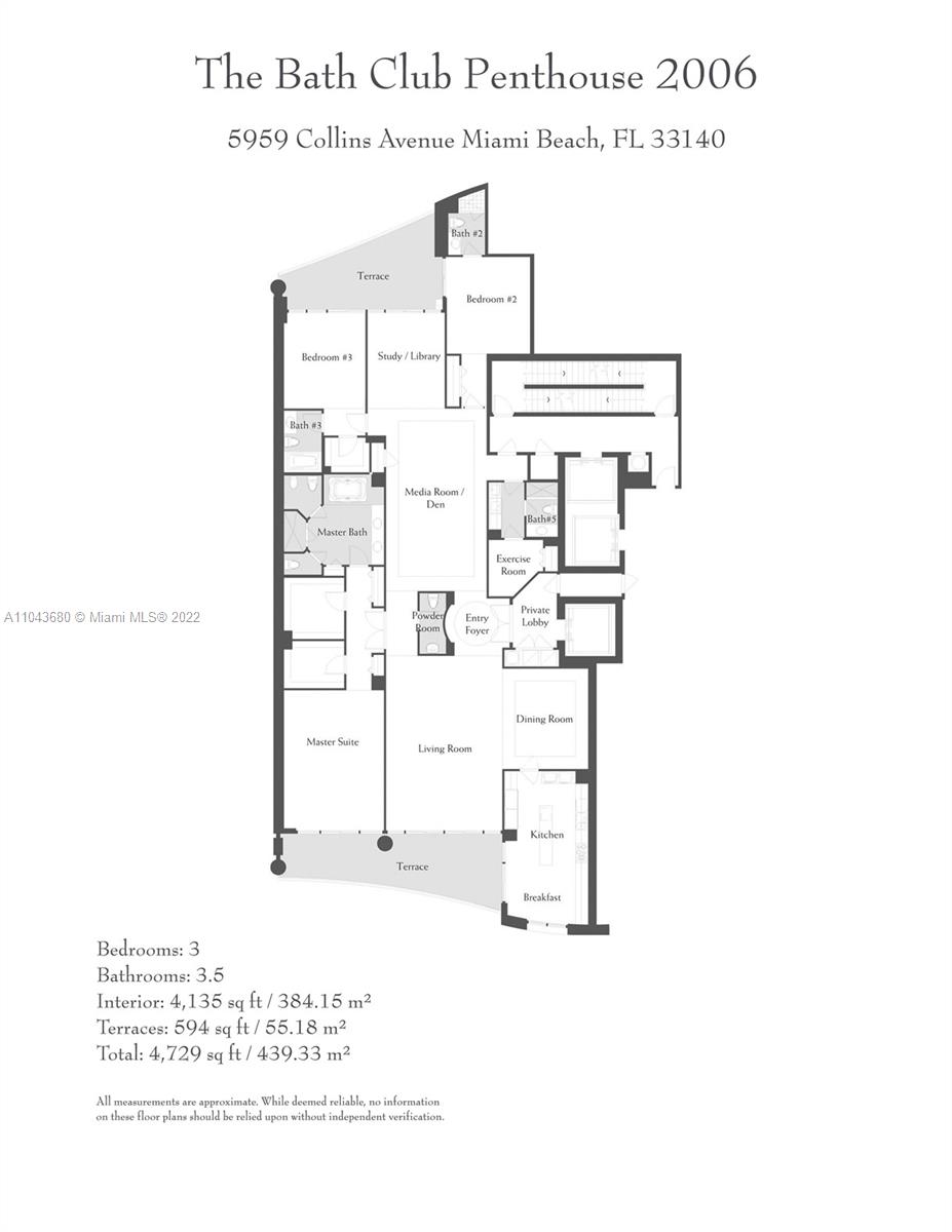 Photo 2 of Bath Club Apt PH2006 in Miami Beach - MLS A11043680
