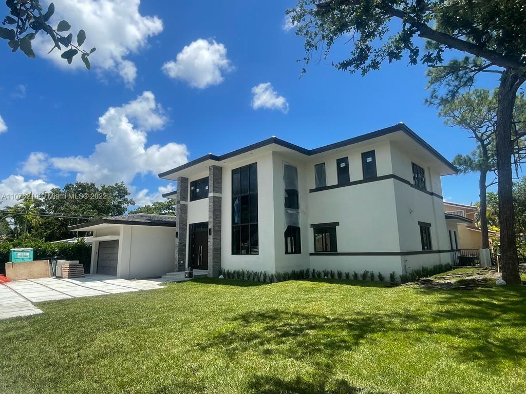NEW CONSTRUCTION !!! Amazing home located in the heart of the City of Coral Gables, minutes away from the Biltmore Hotel. To be finished February 2022. Excellent floor plan ,five bedrooms and five bathrooms, 4445 sf. living area, open kitchen with BOSCH appliances, swimming pool, jacuzzi, impact windows and two car garage. First floor encompasses two bedrooms with a Jack and Jill bathroom, an additional guest bathroom with direct access to the backyard. Situated on the second floor is the master bedroom overlooking the pool and two additional suites.
