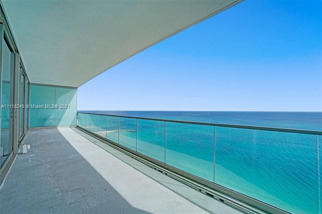 Spectacular "decorator ready" flow through unit with breathtaking ocean and city views! The unit offers 3,450 Sqft, 3 bedrooms, 4 bathrooms, separate maids quarters and 745 Sqft of terrace. Top of the line Gaggenau appliances, window treatments, and white Calacatta marble throughout the apartment. This is an unparalleled and stunning oceanfront high rise in a five star residence with resort-style amenities. Amenities included: 24 hour concierge, poolside restaurant under Starr catering, tennis courts and world-class spa. You don’t want to miss this! Assigned car space + Valet parking + Storage. ** Last decorator ready unit on 02 line .** check link to 3D matter port and tour video.