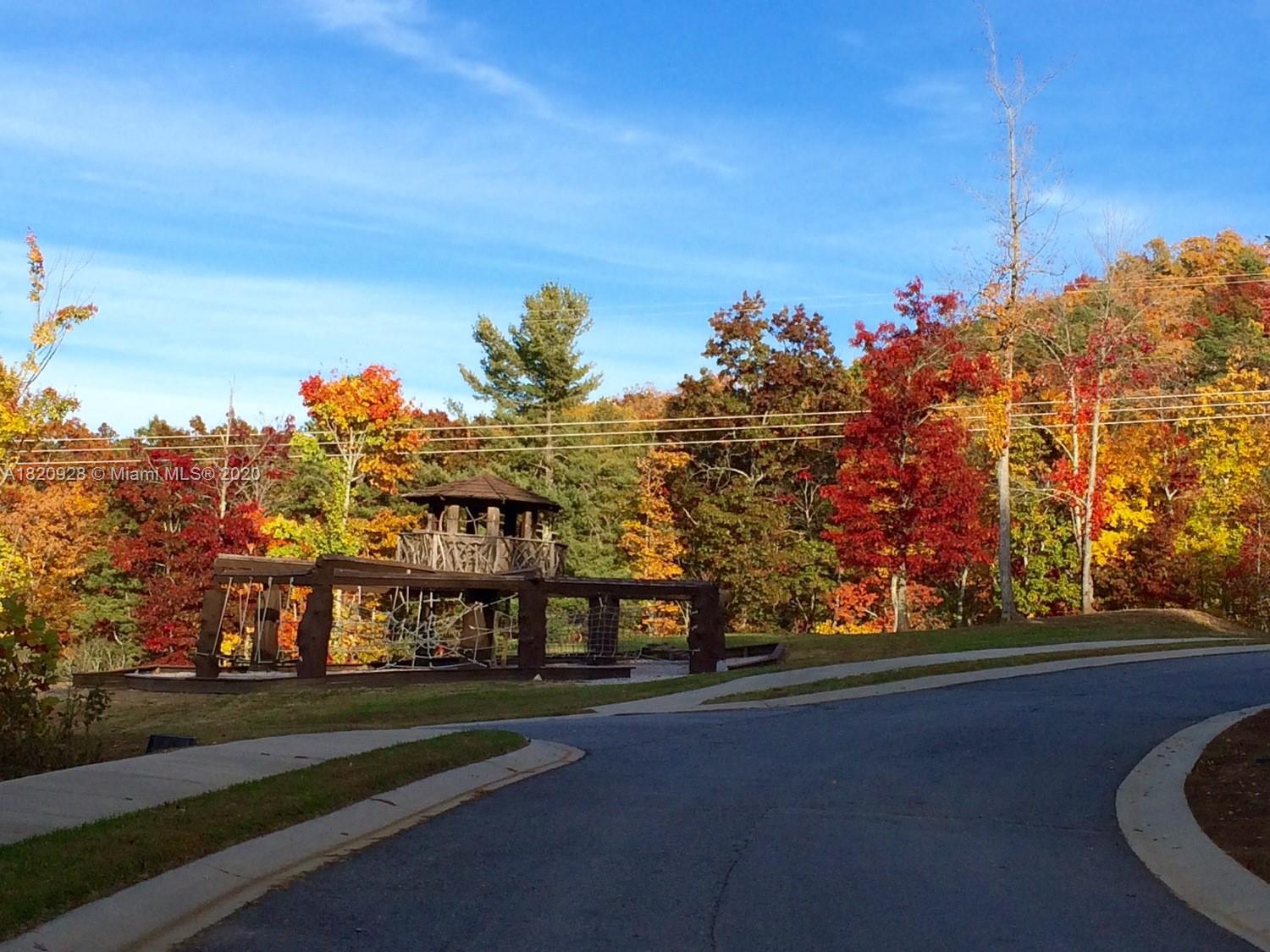 Approach to playground along Fates Overlook Loop