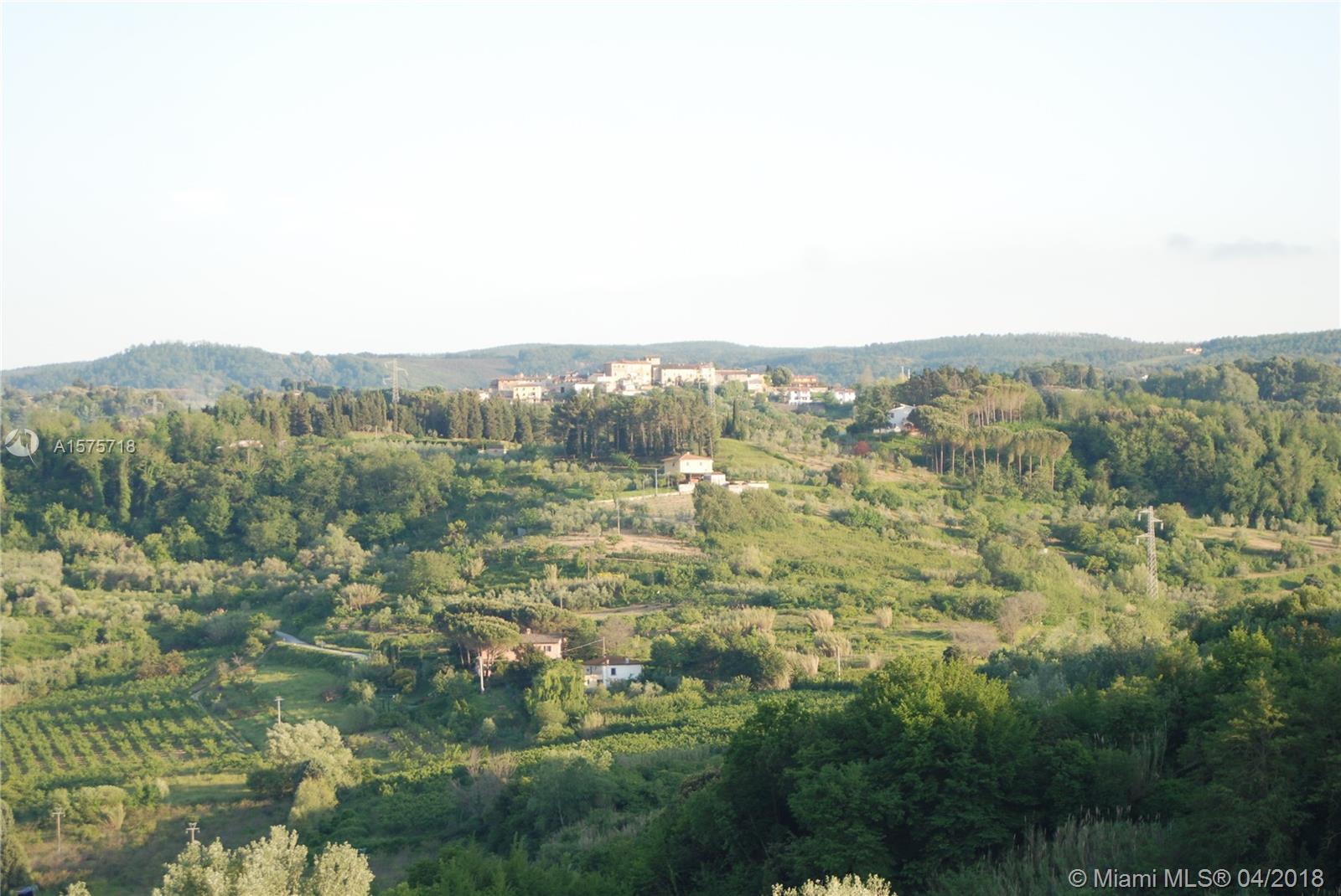 Rolling hills between Florence and Pisa  ... seen from one of the bedrooms