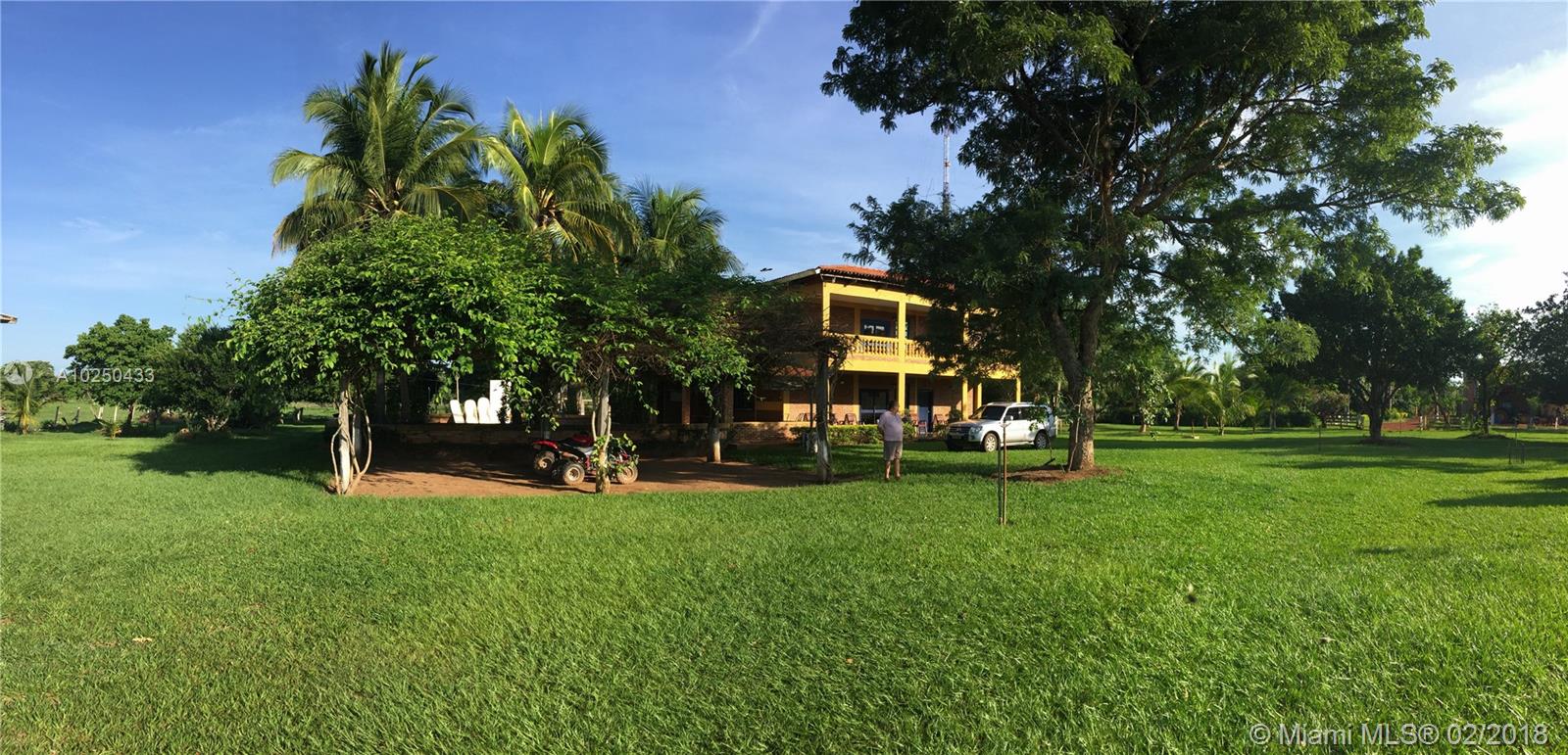 Main House and Office, with swimming pool