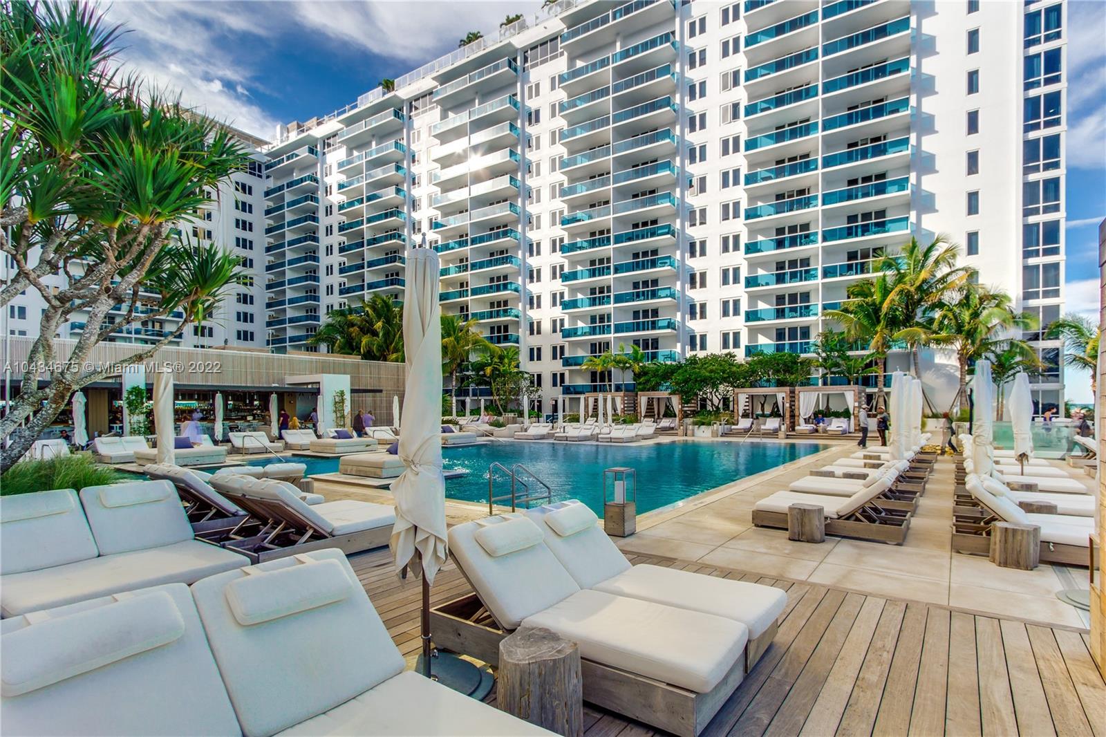 Beautifully finished and furnished, 970 square feet 1 bed/1.5 bath at the new 1 Hotel + Homes. Highly desirable 13 line w/wide open ocean views. Great amenities including 4 pools, valet, private owner's lobby separate from hotel entrance and the best restaurants in South Beach.