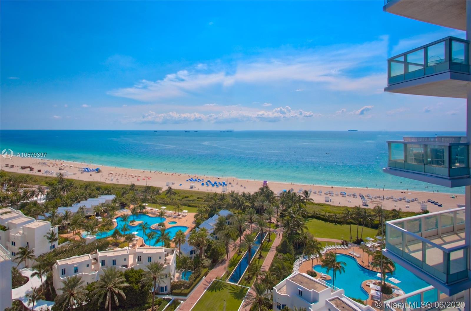 Spacious 3 bedroom and 3 bath in the highly sought after Continuum South Tower.This rarely available, both East and West Corner line captures the best of both views, Ocean and Bay; Fisher Island & the Downtown Miami skyline.Renovated unit with hard wood floors in living area & marble baths.Top of the line finishes including electronic blackout shades & surround sound throughout. Amenities include Oceanfront restaurant, 3 tennis courts, 25,000 sq ft luxury spa,beach & towel service,5 star concierge & more