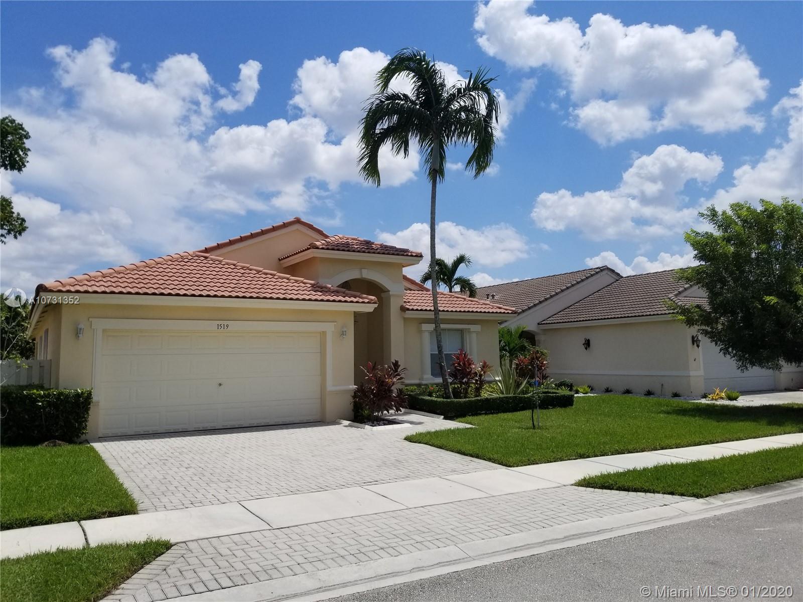 Pembroke Pines, FL 33029,1519 SW 187 AVE