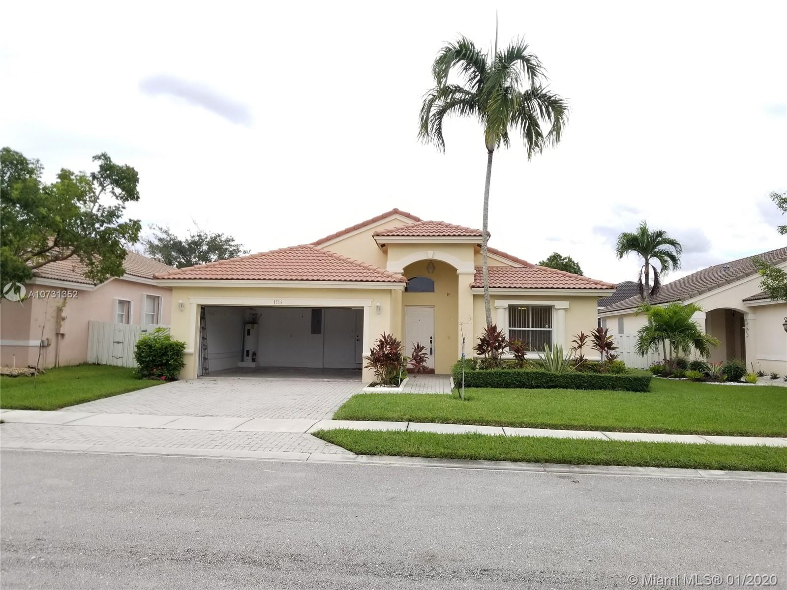 Pembroke Pines, FL 33029,1519 SW 187 AVE