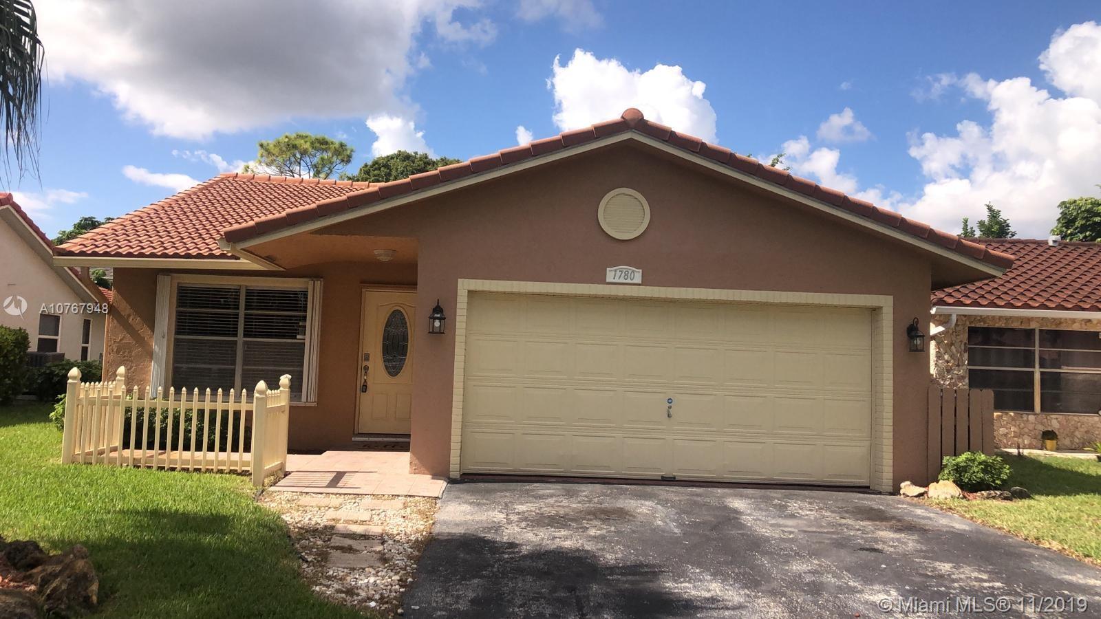 Coral Springs, FL 33071,1780 NW 93rd Ter