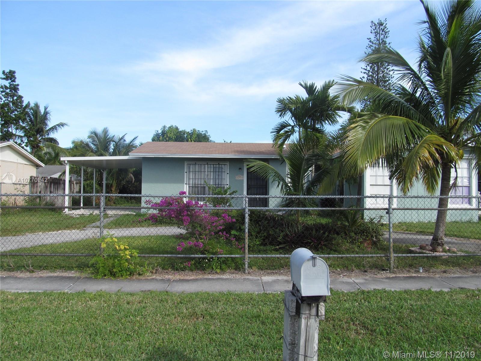 26701 SW 127th AVE,  Homestead,  FL 33032