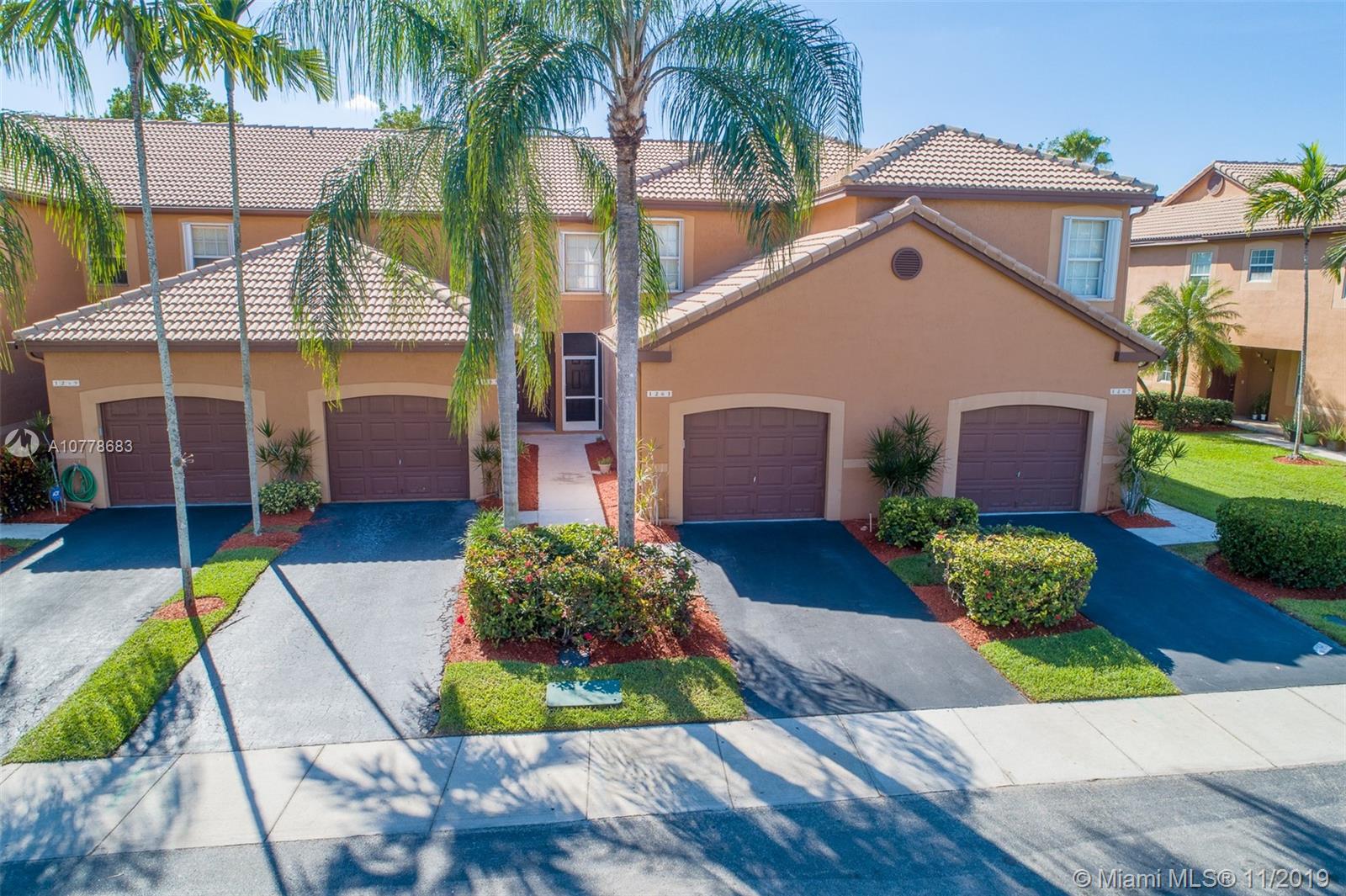 Weston, FL 33327,1261 Presidio Dr #5-42