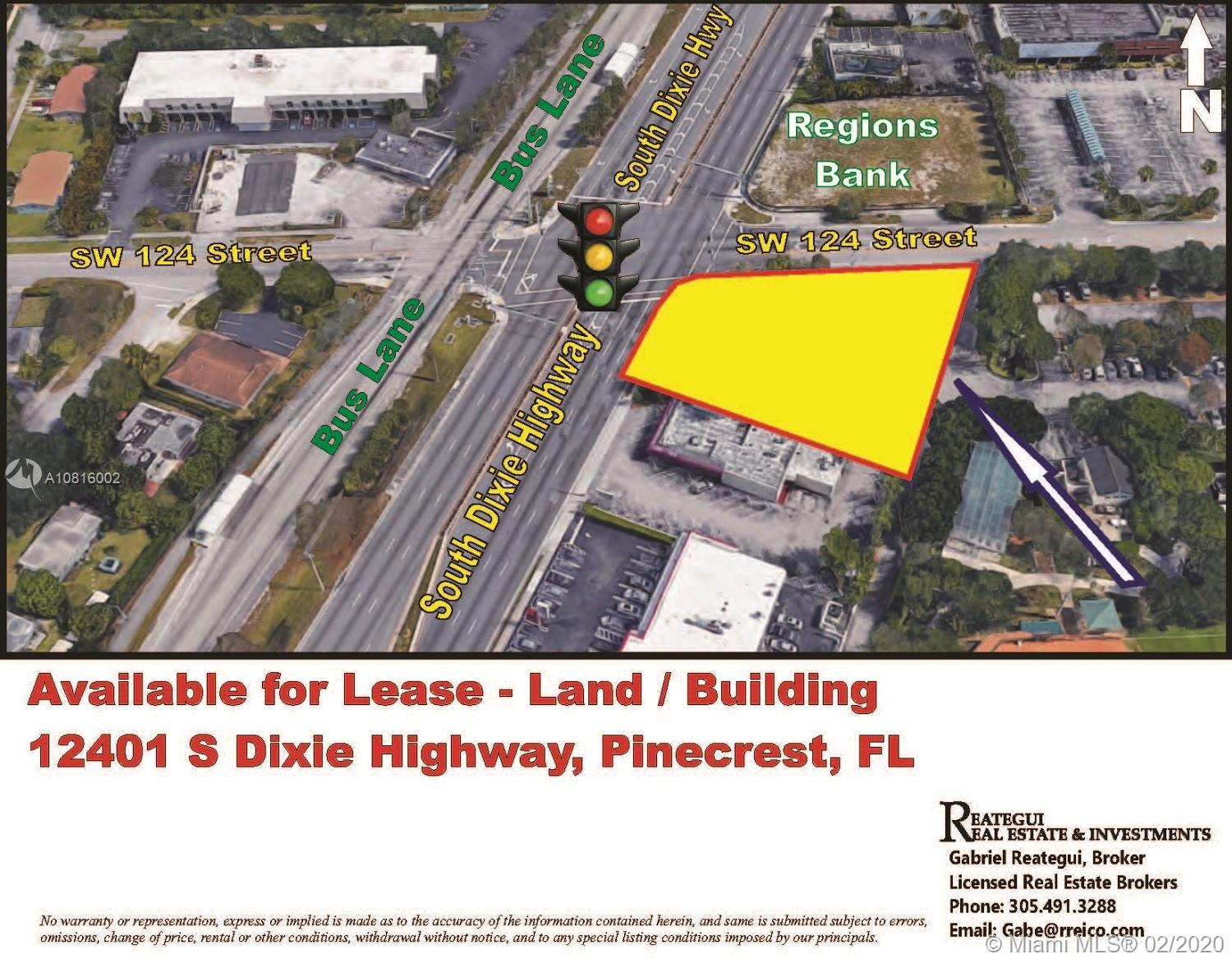 12401 S Dixie Hwy  For Sale A10816002, FL