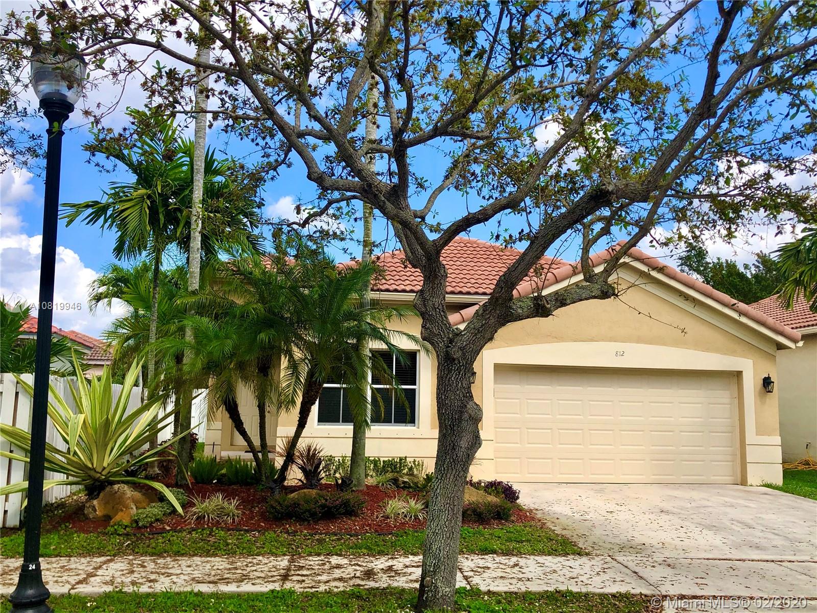 Weston, FL 33327,812 Tanglewood Cir