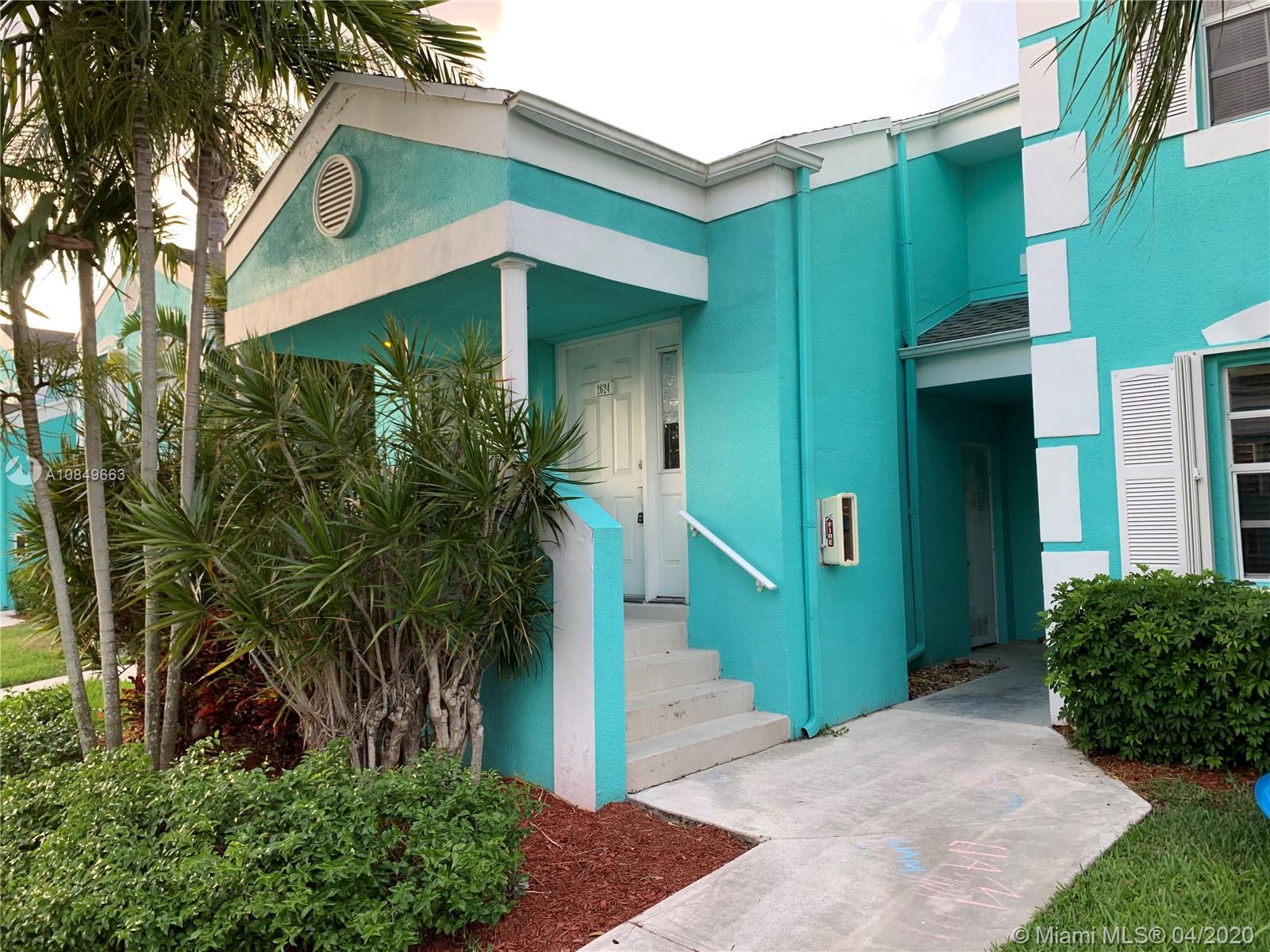 Fantastic Find!  Center Gate at Keys Gate a gated community in Homestead 2 Bedroom / 2 Bathroom Condo on 2nd floor with 1st floor entry.  Recently renovated with new carpet in bedrooms, new appliances in kitchen and brand new AC system.  Laminate flooring in living areas and tile in the bathrooms and kitchen.  Spacious floor plan layout with screened rear patio.  HOA amenities include; insurance, water utility, exterior maintenance, alarm monitoring and AT&T Uverse package which includes TV cable & internet.  A must see&#x2026;Easy to Show & Ready to Go!