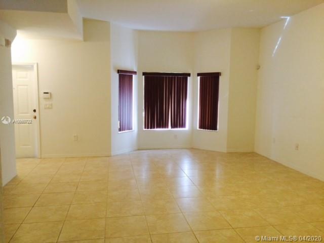 2 bedroom, 2.5 bath townhome with 1 car garage in gated community of Cali Greens.  This community includes gated entrance, community pool, bbq area, 24 hour roving security, tennis and racquetball courts, includes AT&T cable and internet; alarm monitoring and more. Town home features tiled first floor and carpet upstairs. To be painted prior to move in. Granite counters and impact glass windows throughout.  Must provide 2 months of paystubs, full credit reports with good credit, 1st and 2 months security.  Association approval required prior to moving in.