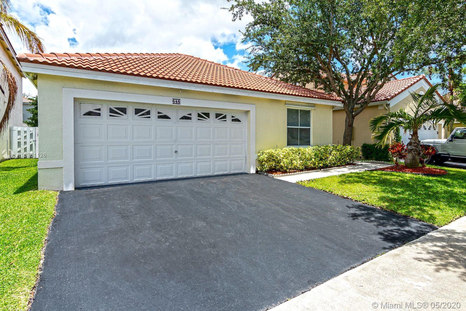 Weston, FL 33326,646 Stanton Dr