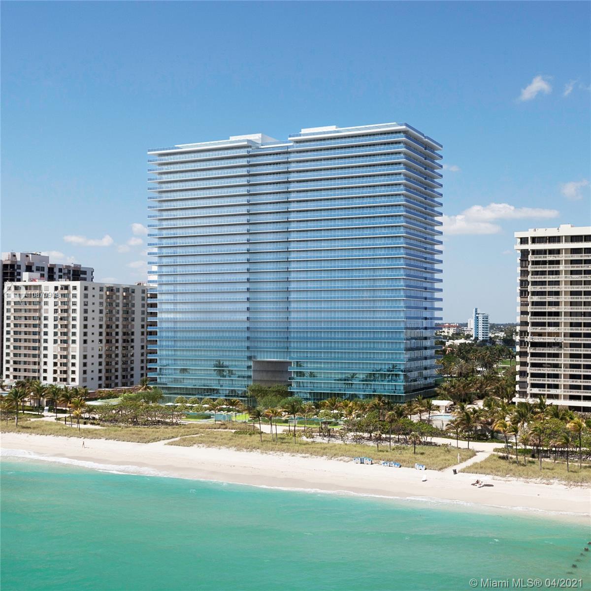 PH01N at Oceana Bal Harbour - Amazing Penthouse, 7,700 Sq Ft under AC, gorgeous unobstructed views of Ocean and Bay. A unique corner unit with wrap-around terrace and amazing interior space, featuring 11 ft height ceilings, Decorator-Ready, bathrooms & kitchen finished with Calacata and Carrara marble throughout.  Beach & pool service, private restaurant, gym, Pilates room, spa, pet spa, semi-Olympic lap pool and recreational pool, two jacuzzis, two tennis clay-courts, movie theatre, playroom for kids, party room, billiard room, 4 car garage and storage. Oceana Bal Harbour has an impressive art collection including two sculptures from American artist Jeff Koons, who holds the record for the highest price paid for an artwork by a living artist.