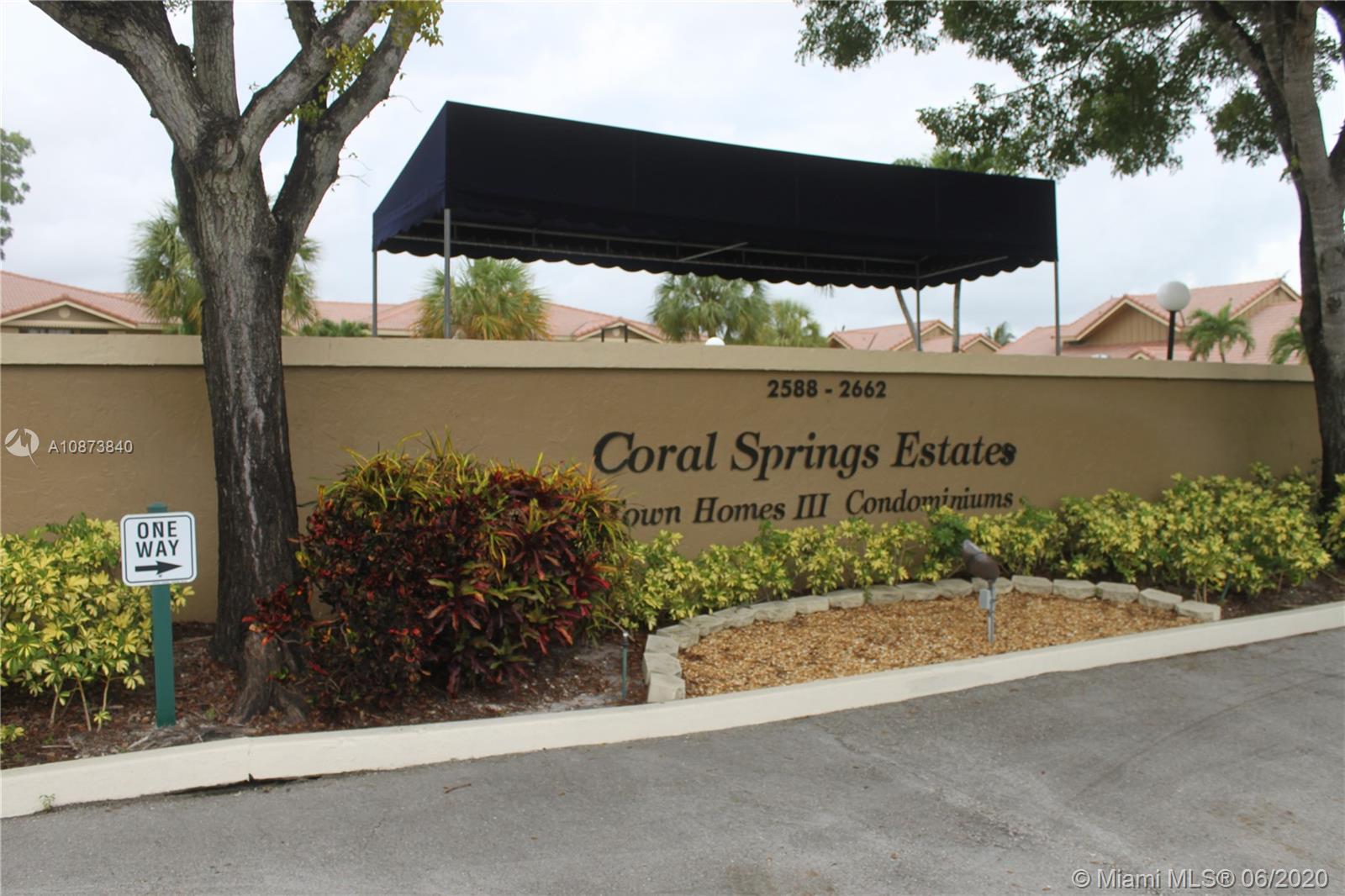 Coral Springs, FL 33065,2630 Riverside Dr #2630