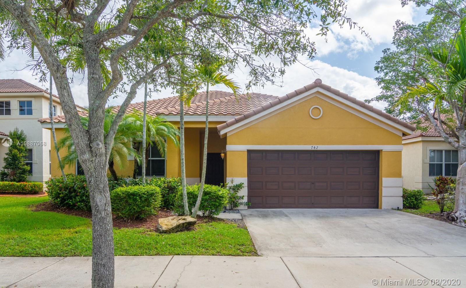 Weston, FL 33327,742 Tulip Cir