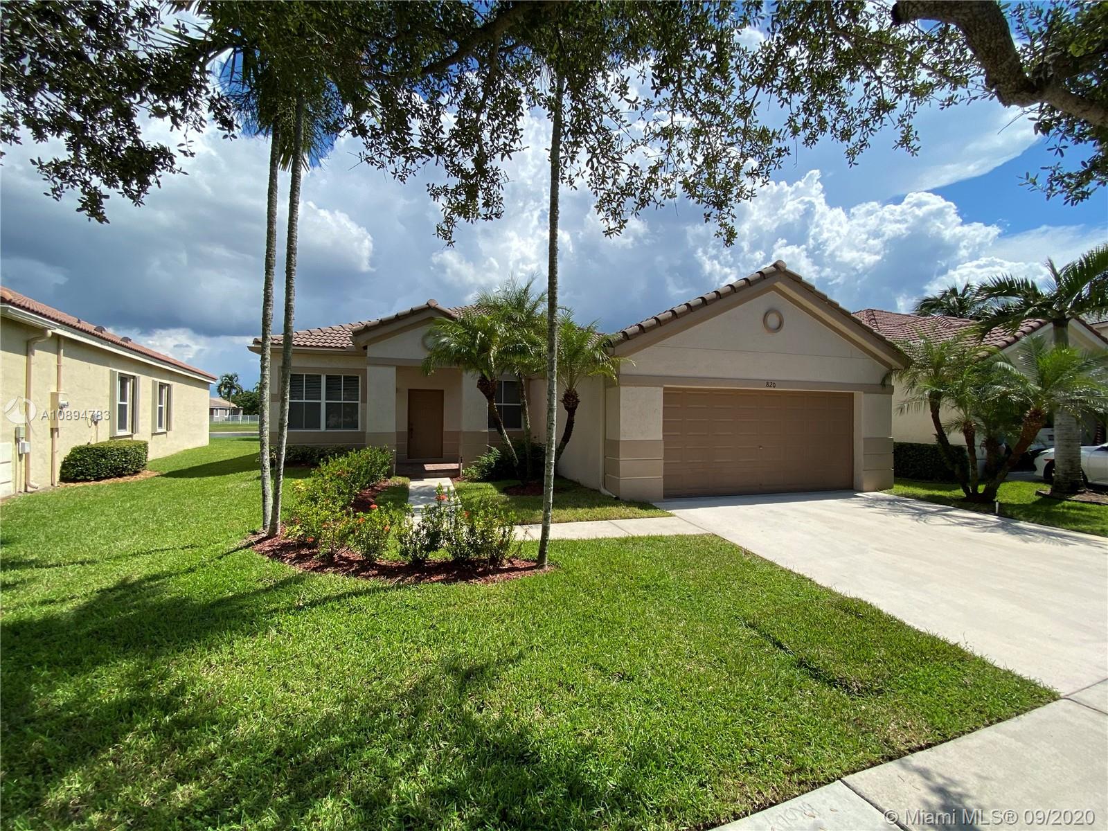 Weston, FL 33327,820 Tulip Cir