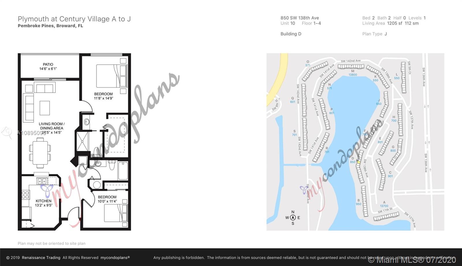 Pembroke Pines, FL 33027,850 SW 138th Ave #210D