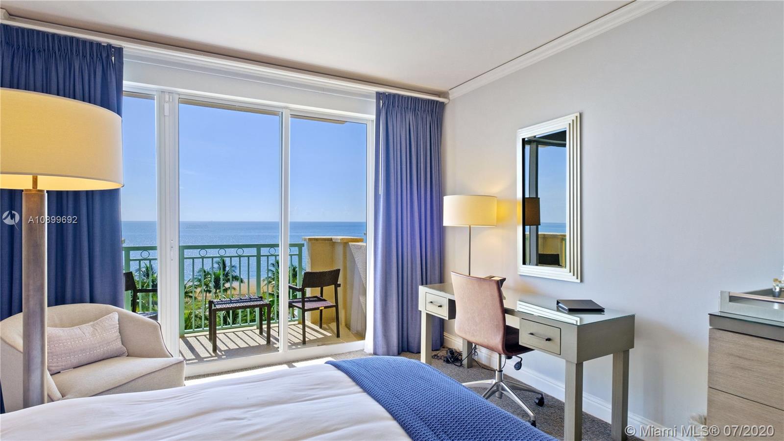 Take advantage of this great opportunity to RENT SHORT TERM an OCEAN FRONT STUDIO AT THE RITZ-CARLTON HOTEL in Key Biscayne. This unit has been renovated and is fully furnished with high end finishes. Enjoy your vacation in this luxurious condo hotel residence while having access to all of the hotel amenities.
Contact listing agent for availability.