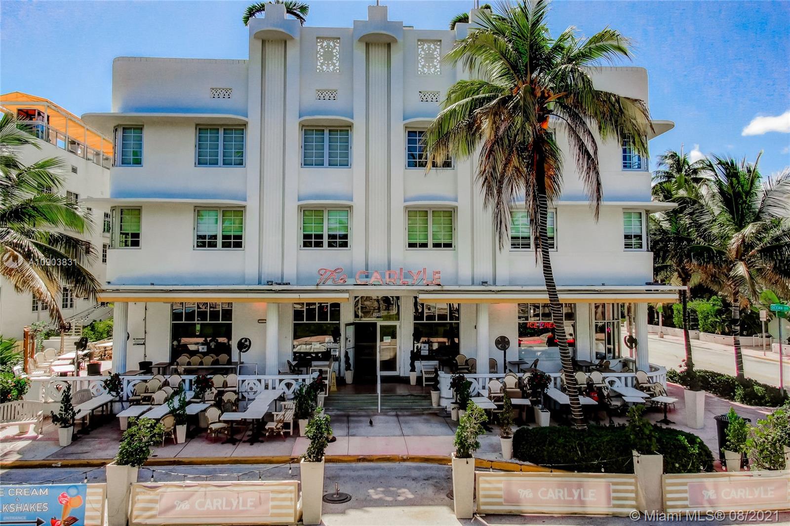 Photo 2 of The Carlyle Deco Hotel Co Apt 4B in Miami Beach - MLS A10903831