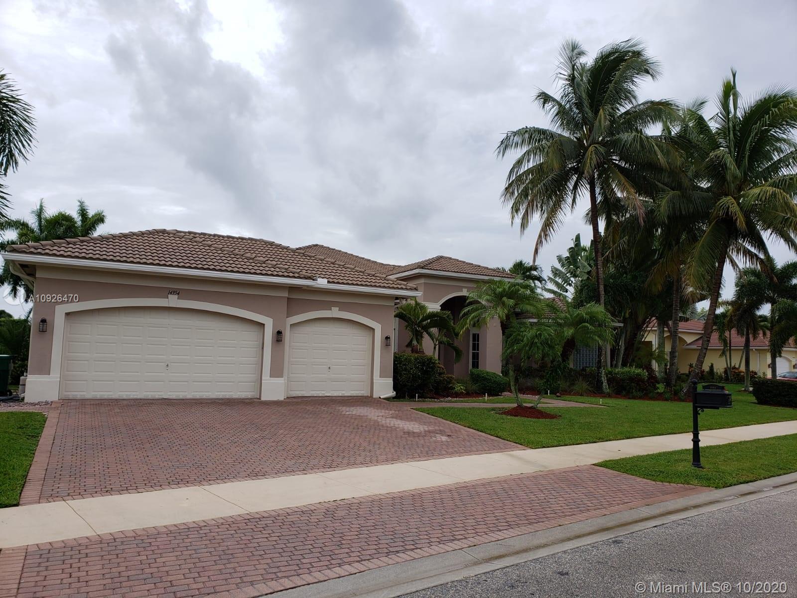 Davie, FL 33331,14954 SW 39th st