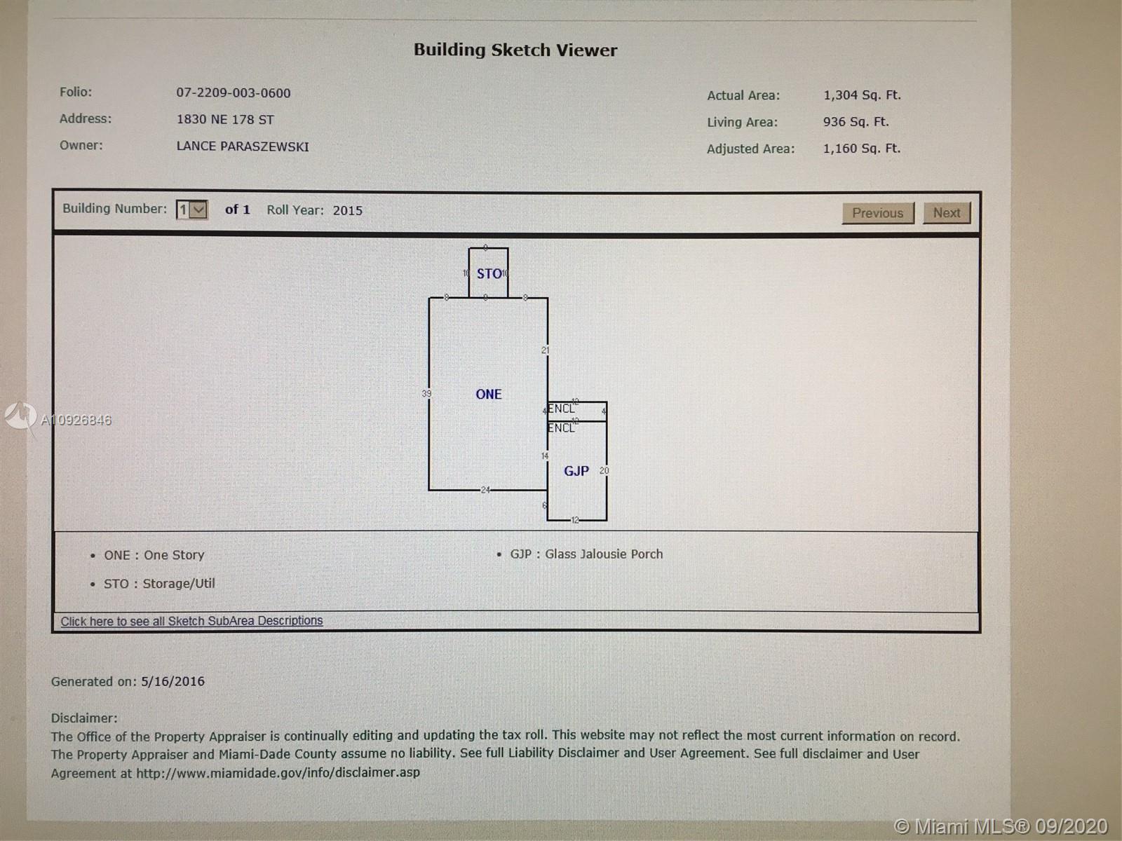 North Miami Beach, FL 33162,1830 NE 178th St